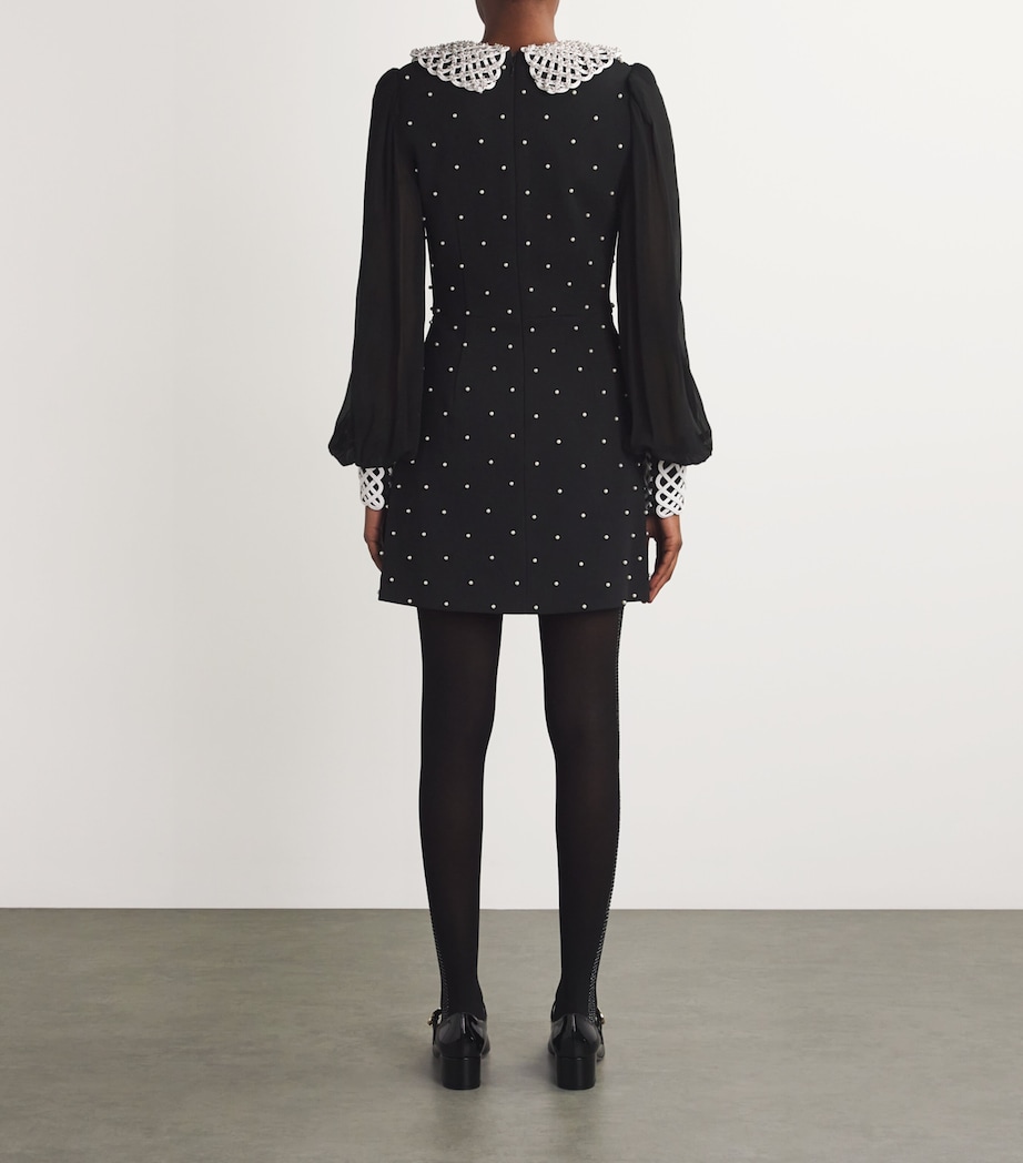 Rebecca Vallance Womens x Nicky Hilton Embellished Alivia Mini Dress Image 3