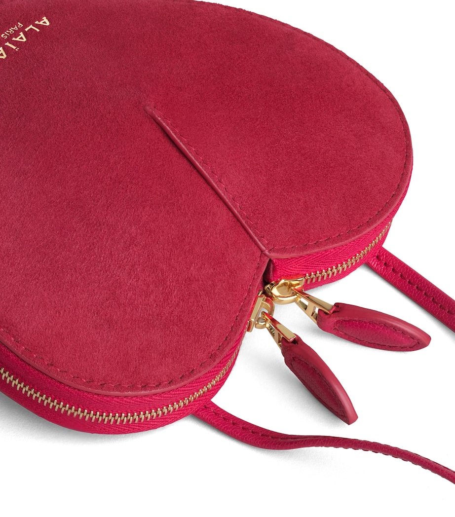 Mini Suede Le Coeur Shoulder Bag OR Image 4