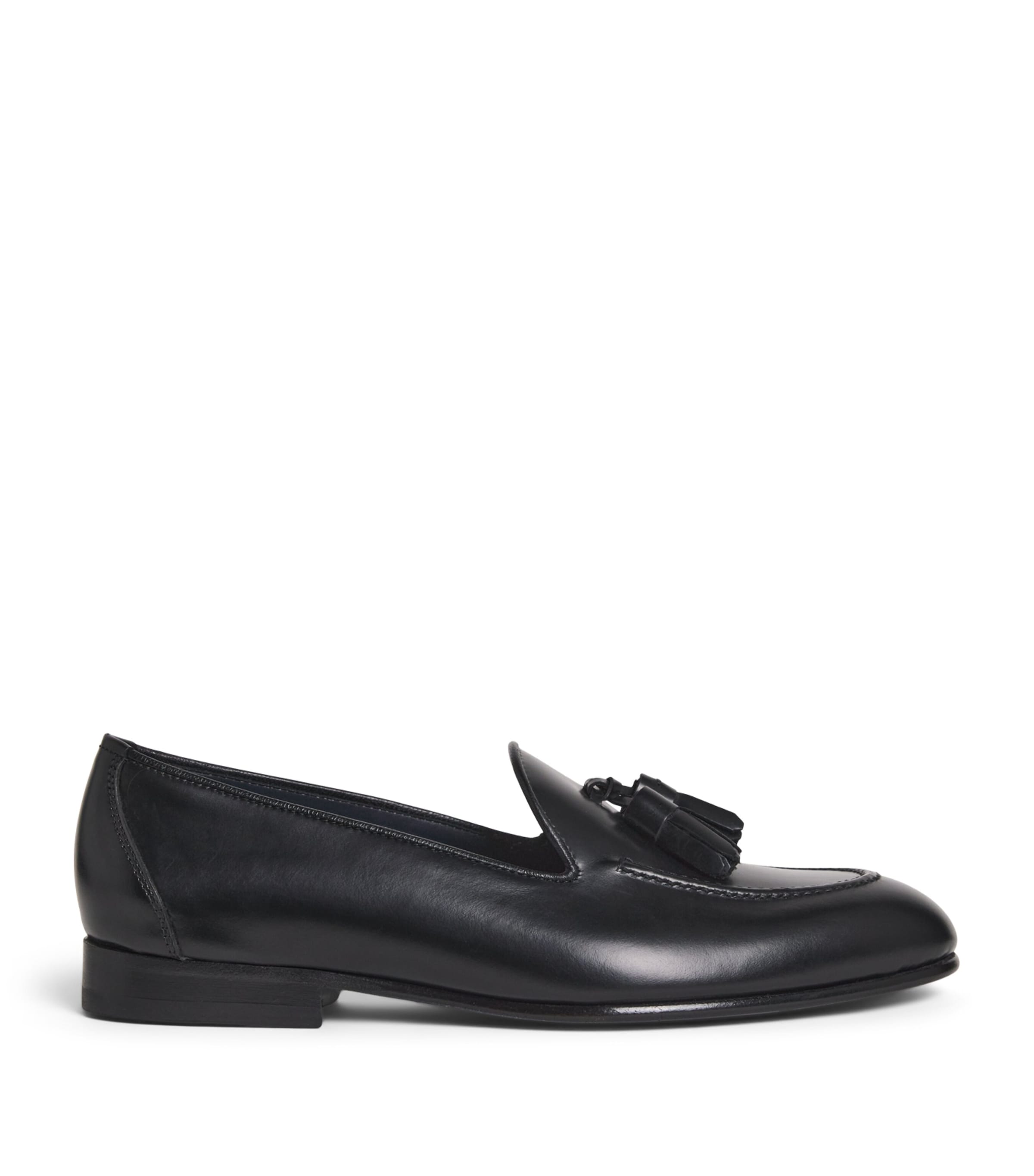 Brioni Leather Tassel Appia Loafers Image 1