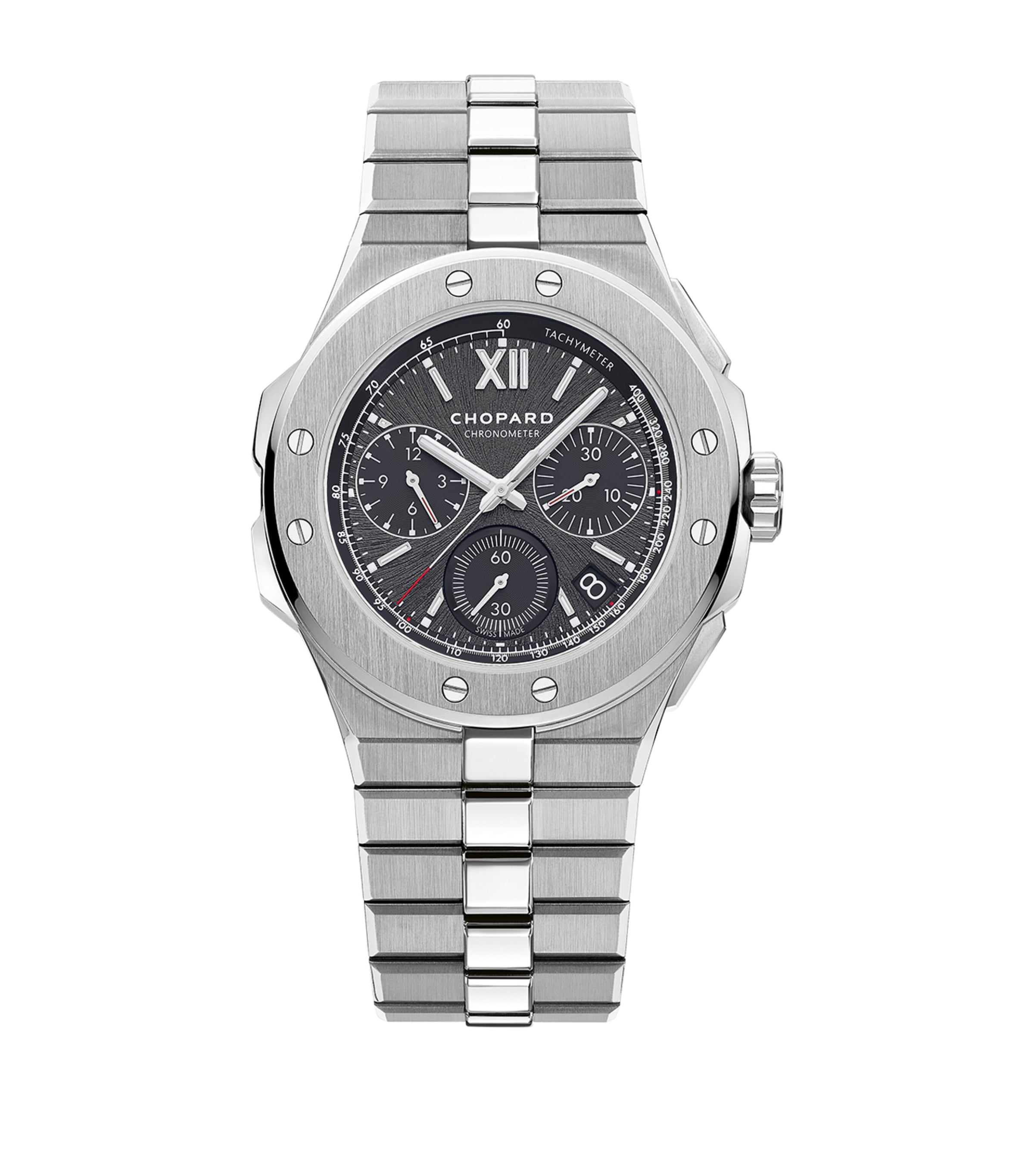 Chopard Stainless Steel Alpine Eagle Xl Chrono Watch In Silver