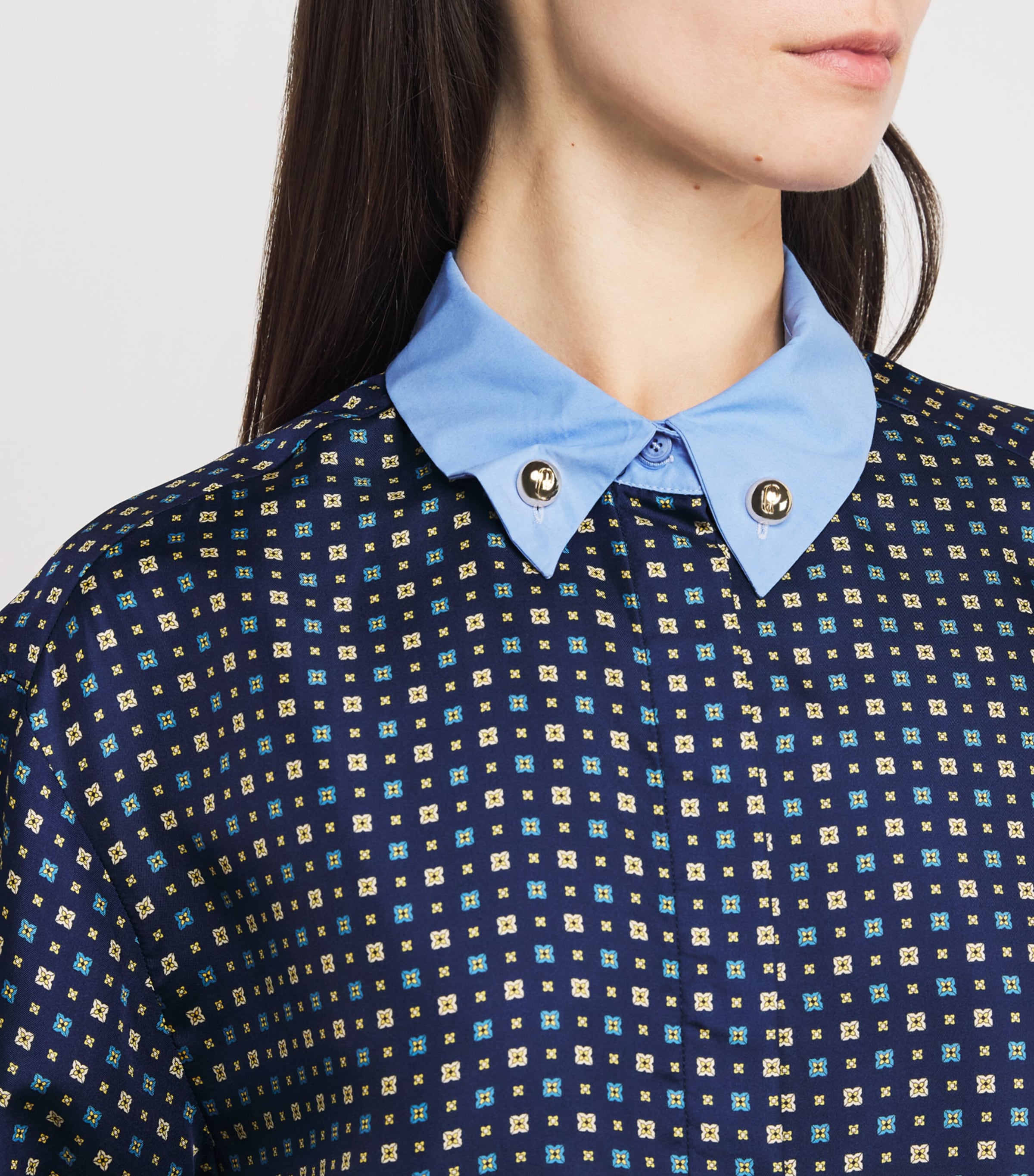 Silk Printed Shirt DARK PRINT Image 6