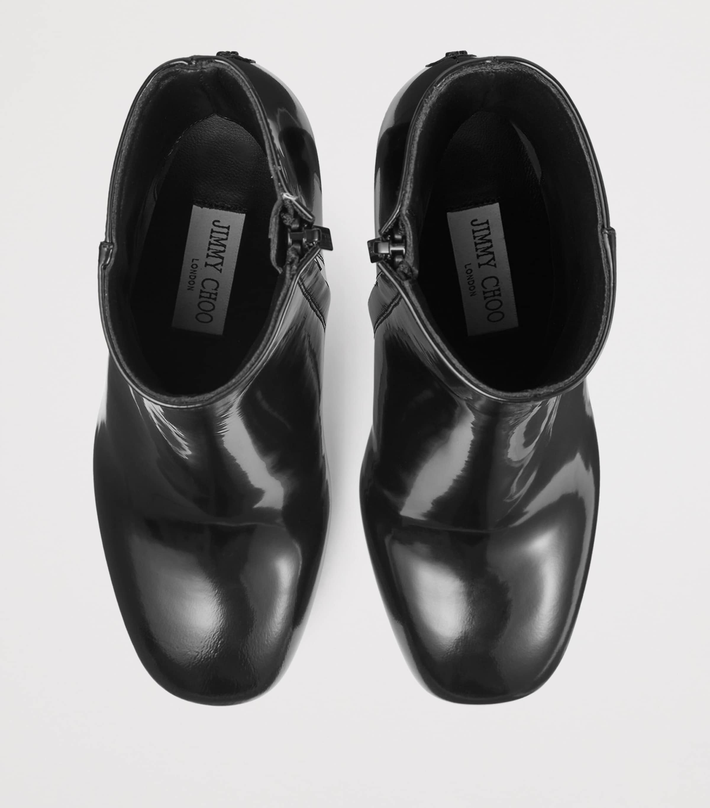 Marene 120 Leather Ankle Boots BLACK Image 3