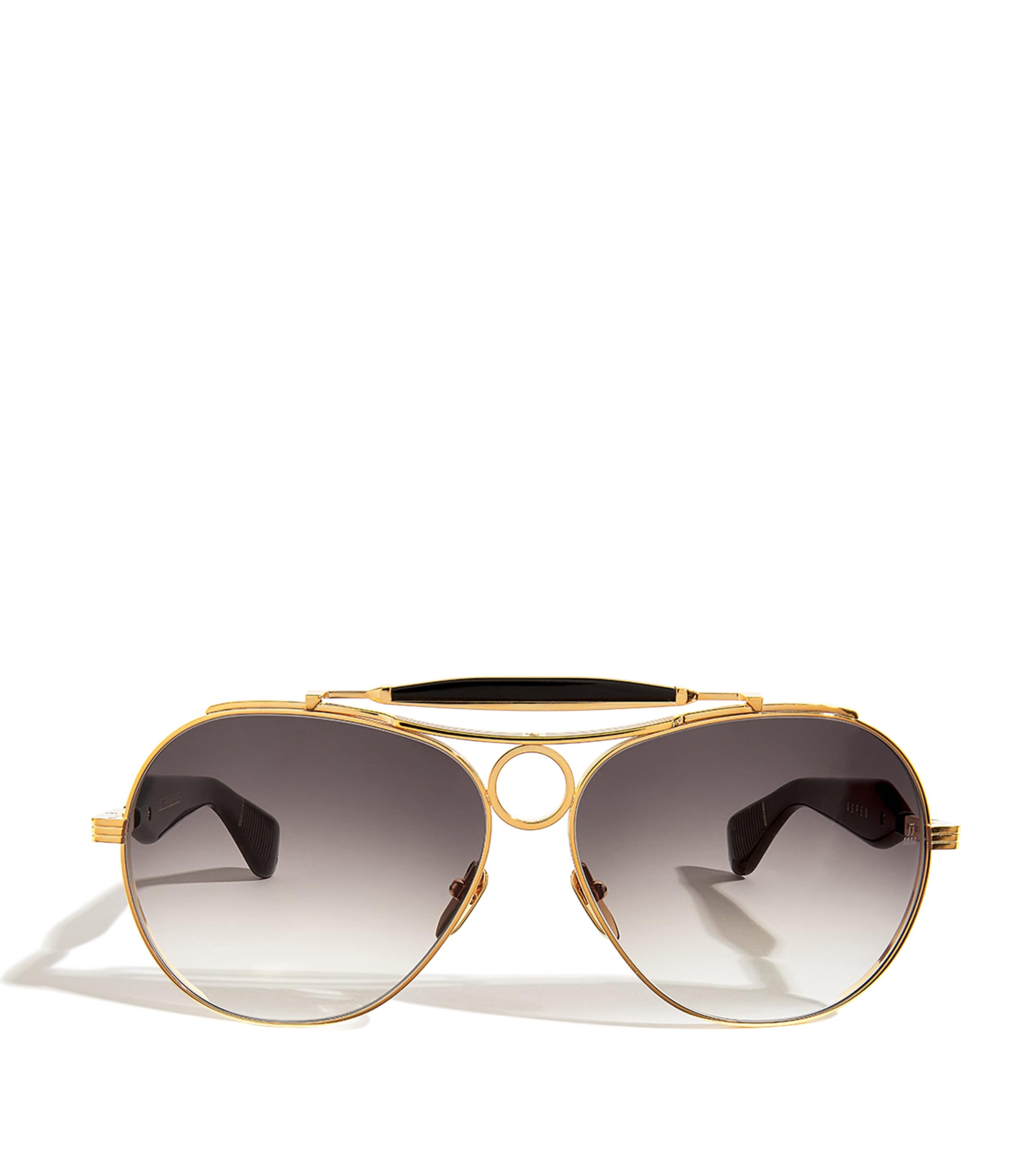 Aspen Aviator Sunglasses GOLD Image 1
