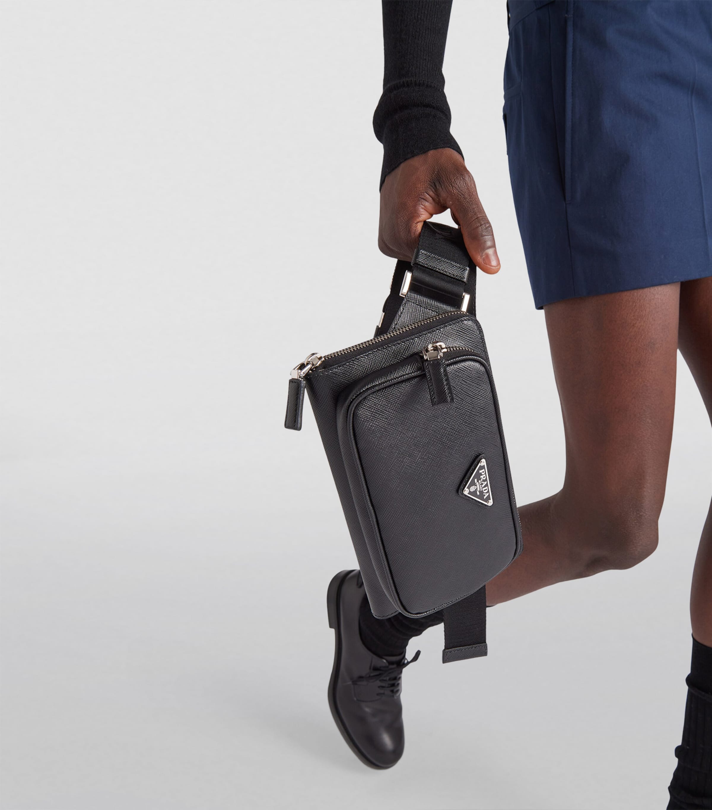 Prada Saffiano Leather Cross-Body Bag Image 2