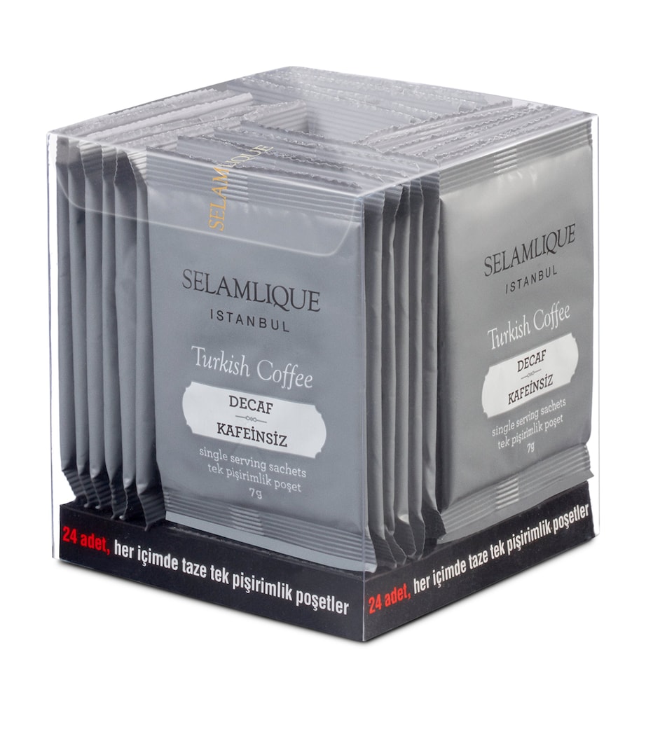 Selamlique Decaf Turkish Coffee (24 Coffee Bags) Image 1