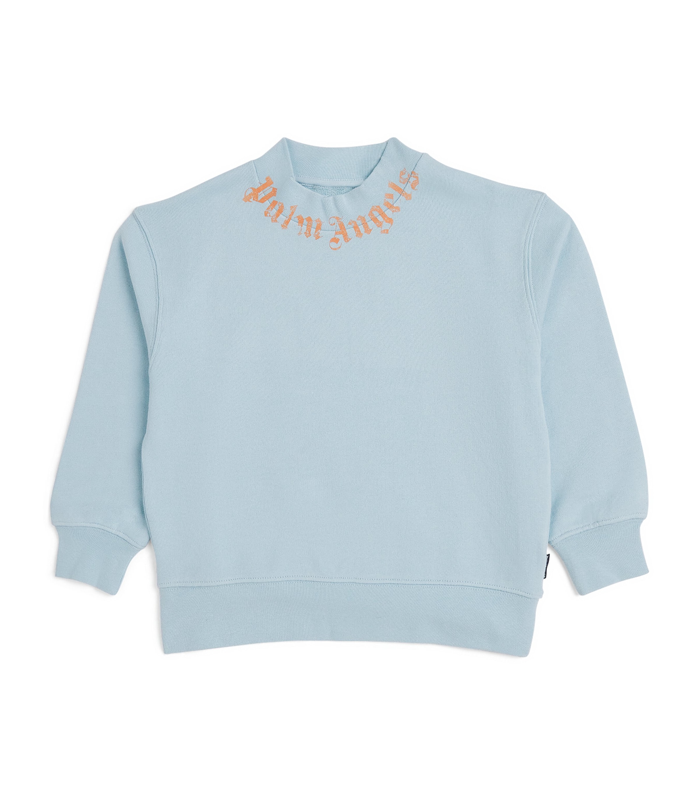Palm Angels Kids Cotton Logo Sweatshirt (4-12+ Years) Bimbo/bby Blu Image 1