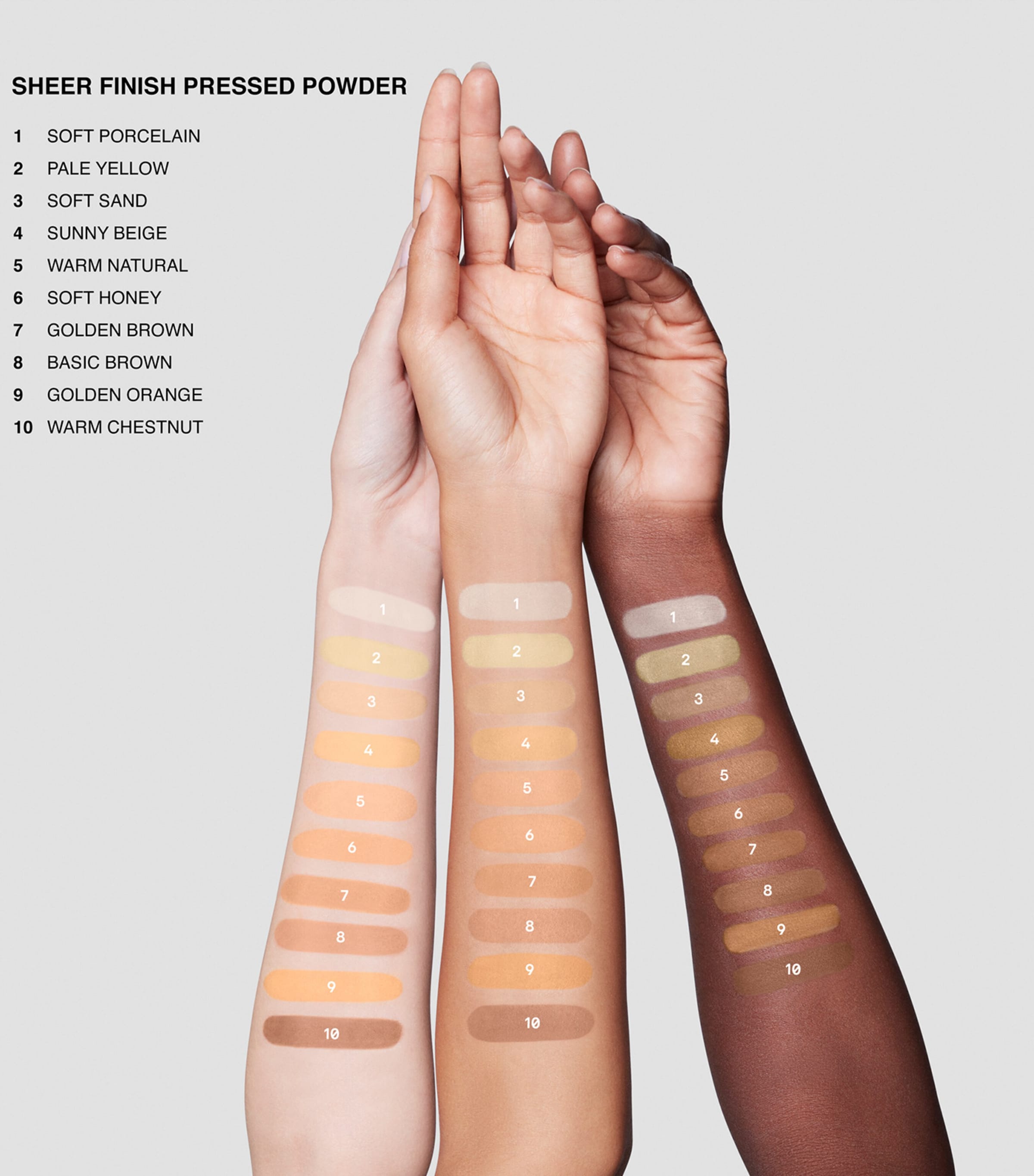 Sheer Finish Pressed Powder SOFT PORCELAIN Image 4