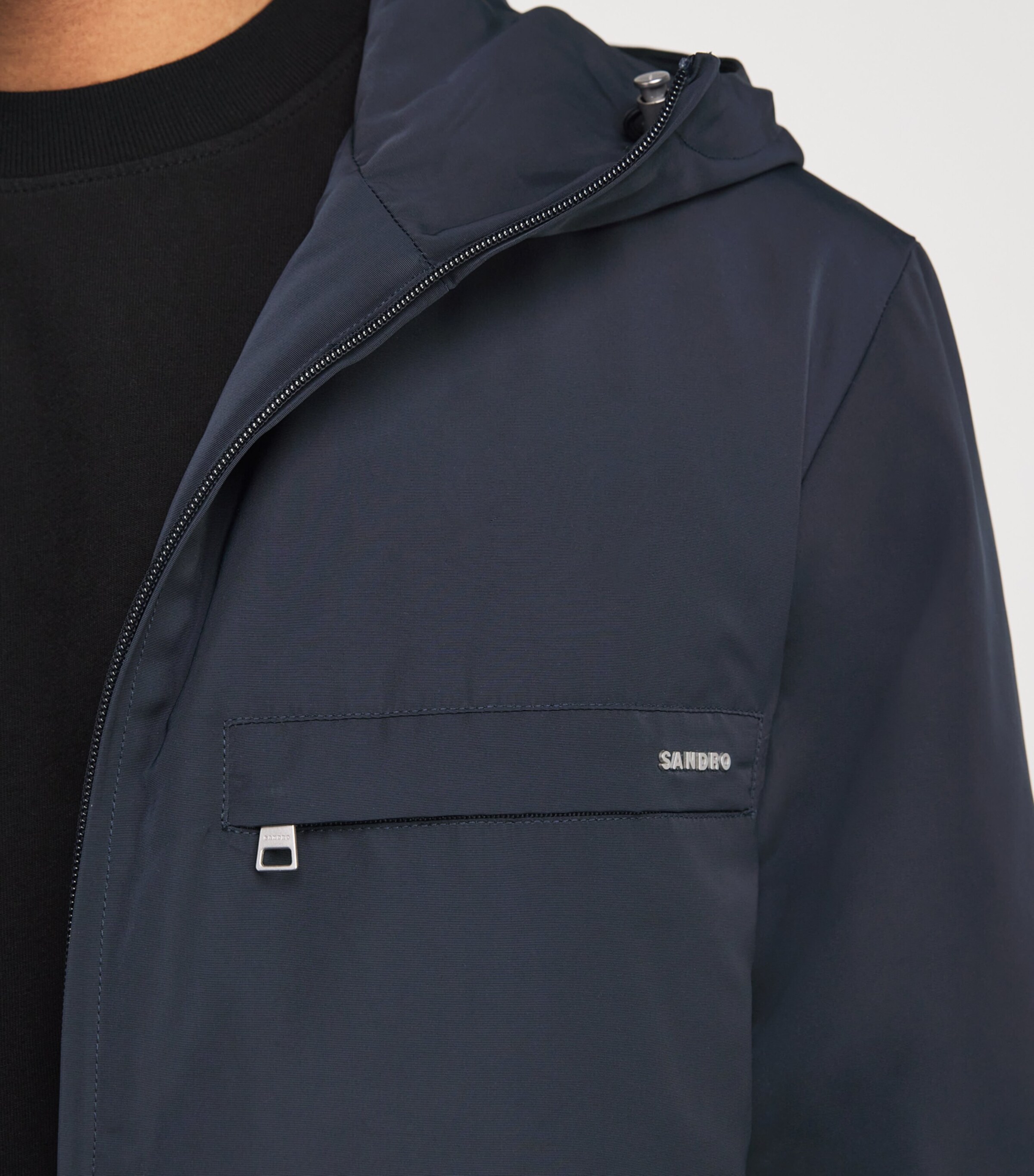 Padded Logo Jacket NAVY BLUE Image 6