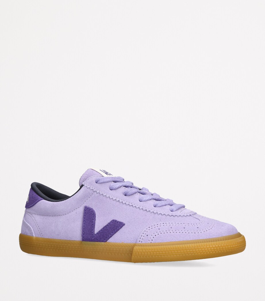 Veja Suede Volley Sneakers Purple Image 3