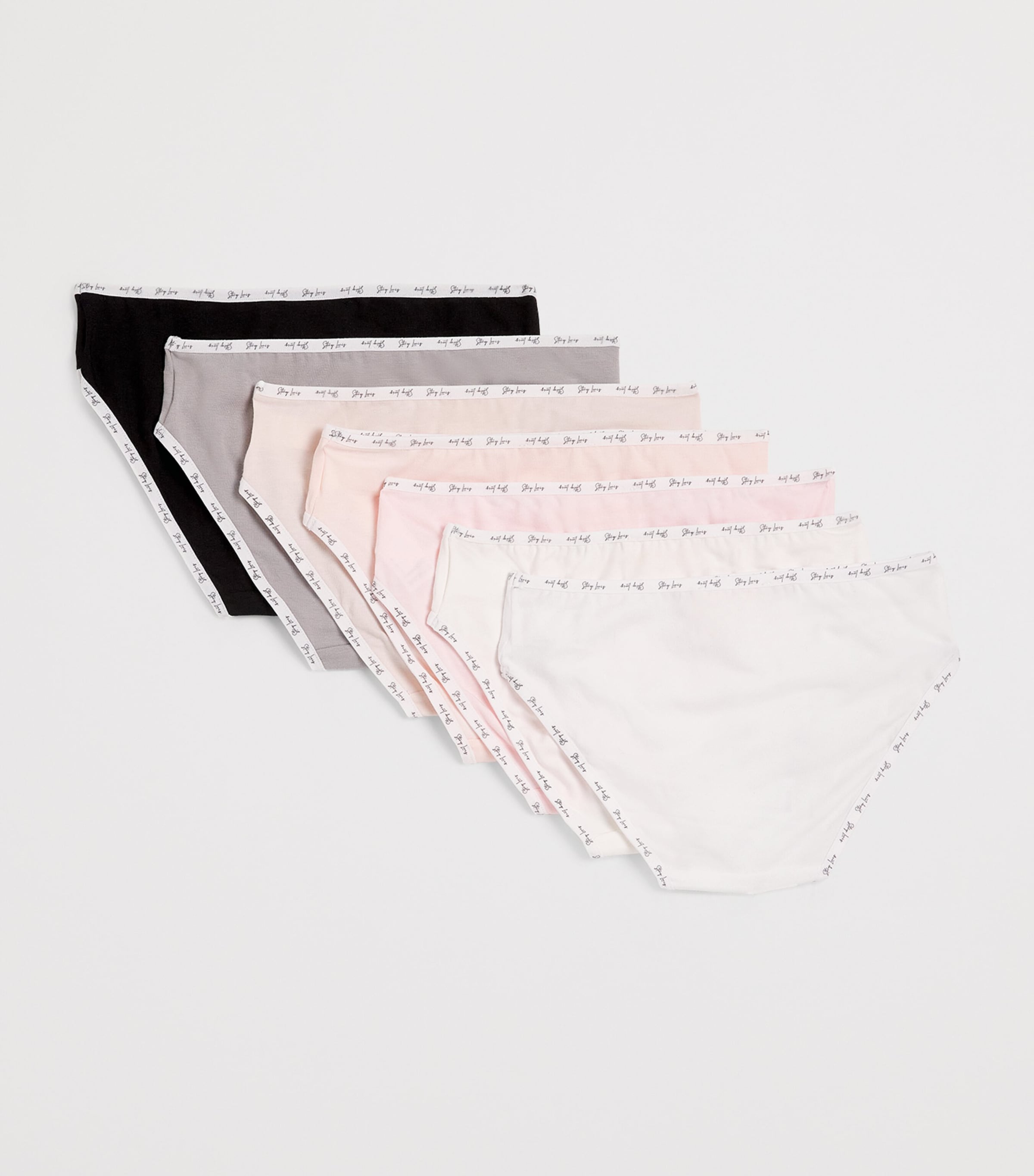 Story Loris Pack of 7 Stretch-Cotton Logo Knickers (3-12 Years) Ass Image 2