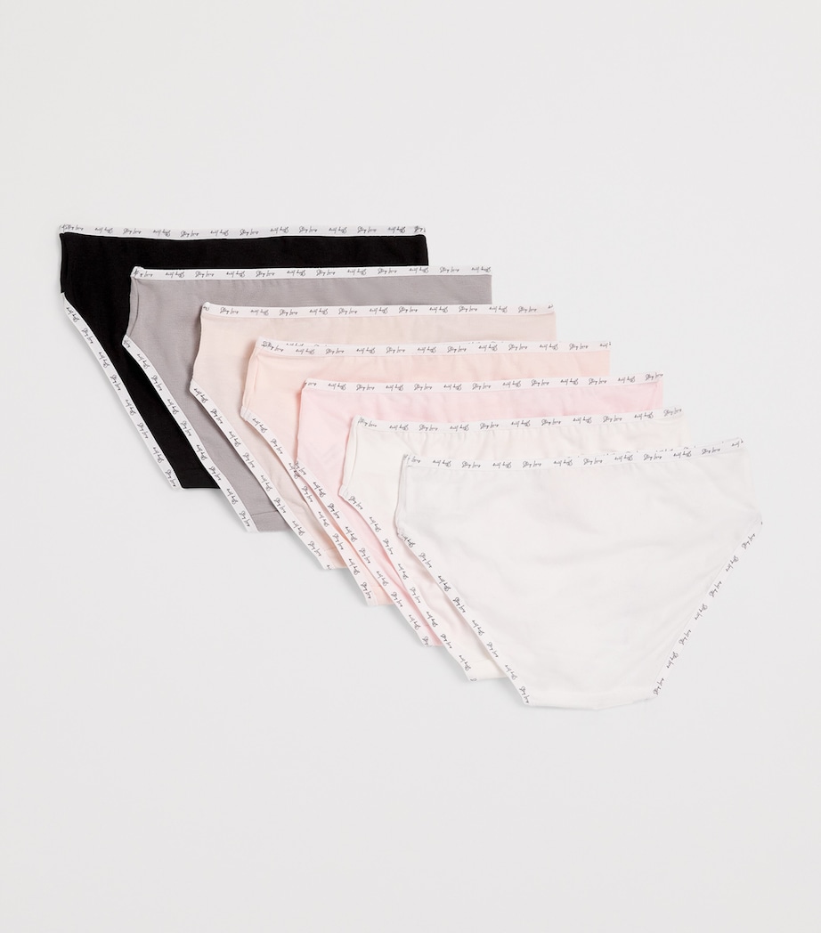 Story Loris Pack of 7 Stretch-Cotton Logo Knickers (3-12 Years) Ass Image 2