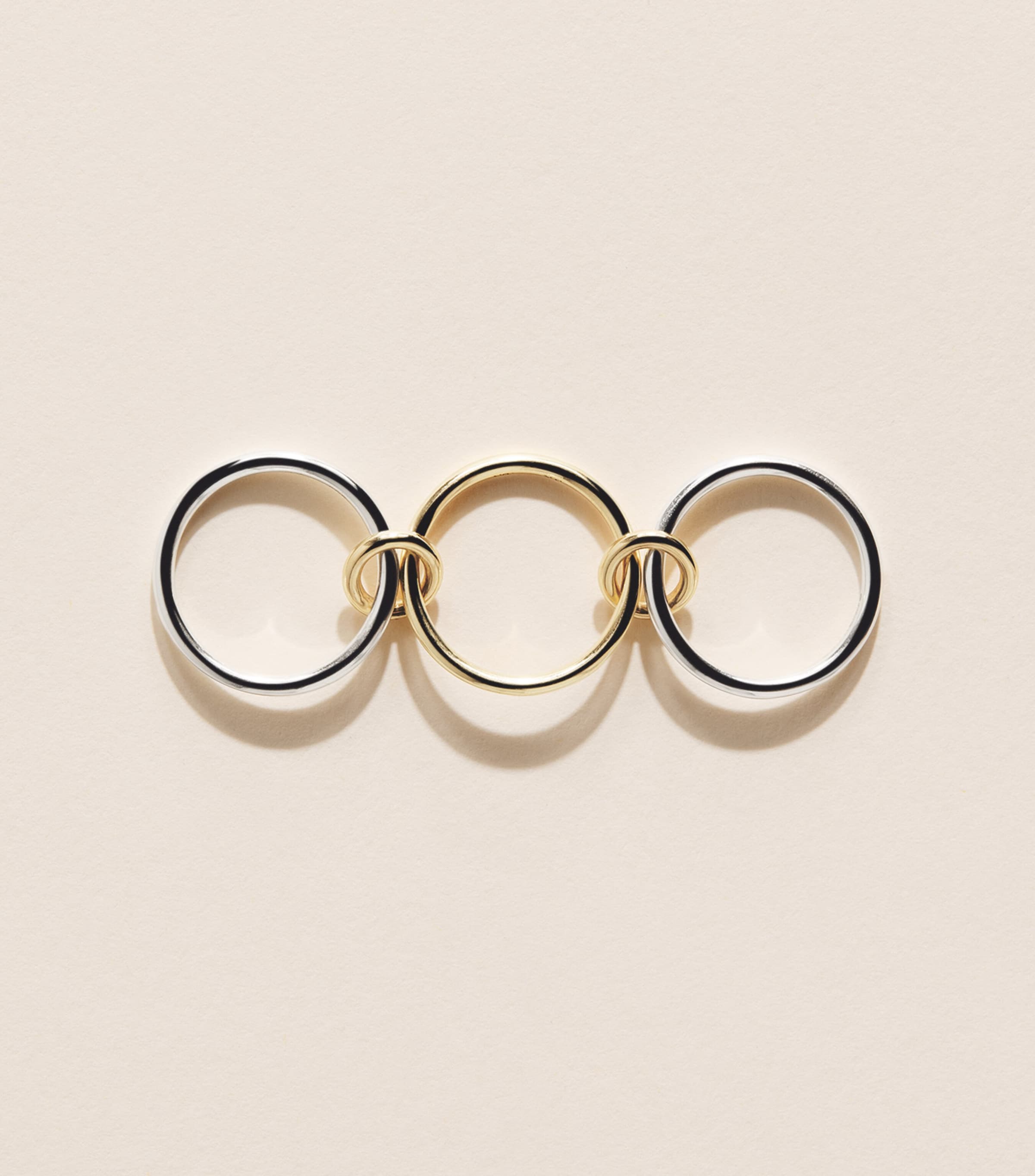 Spinelli Kilcollin Sterling Silver and Yellow Gold Solarium Ring Sterling Silver Image 3
