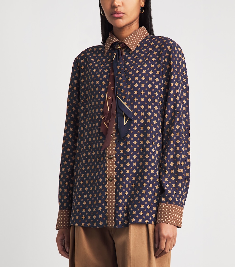 Zimmermann Womens Printed Shirt Multi Geo Print Image 4