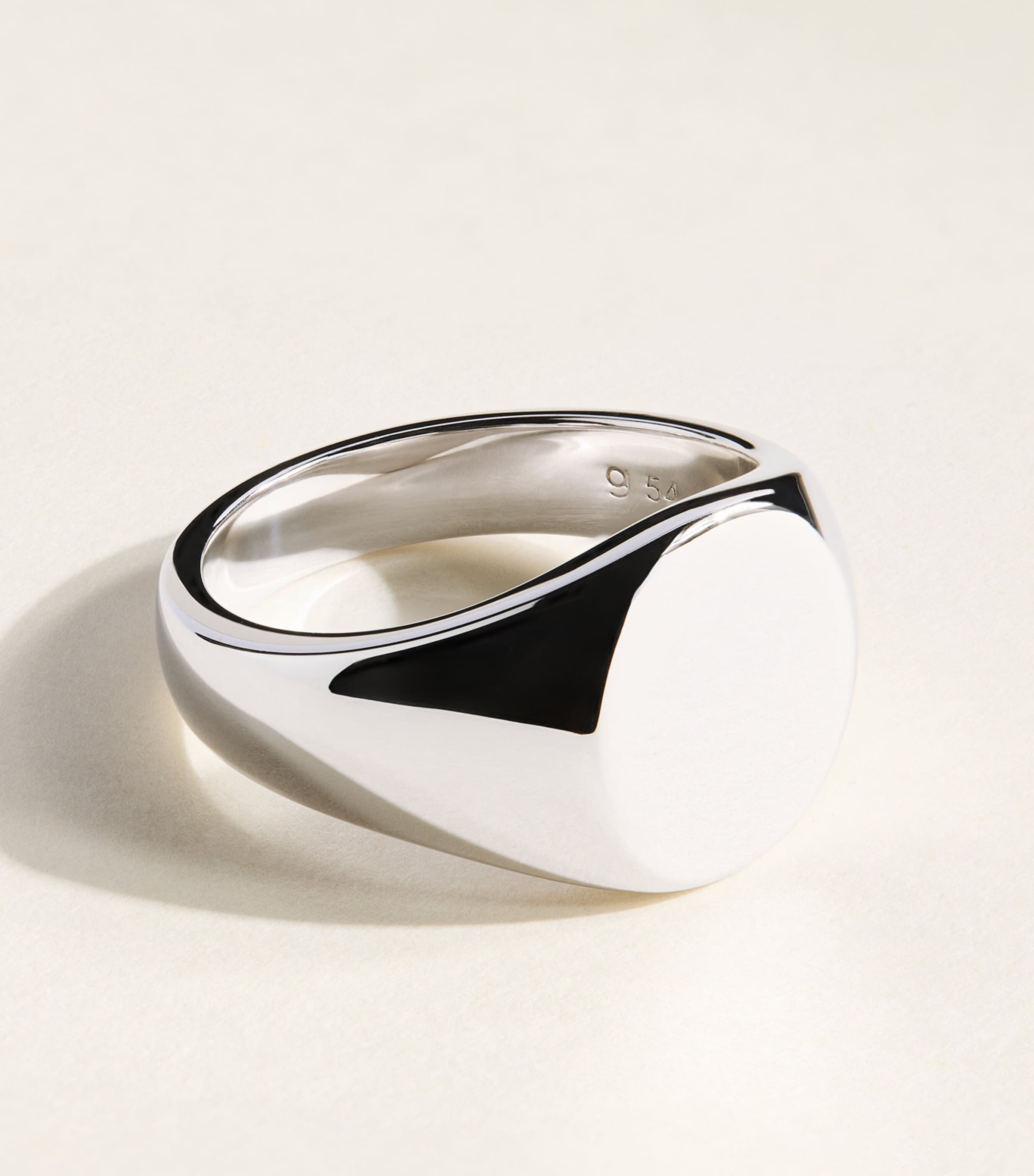 Tom Wood Sterling Silver Kim Signet Ring | Harrods US