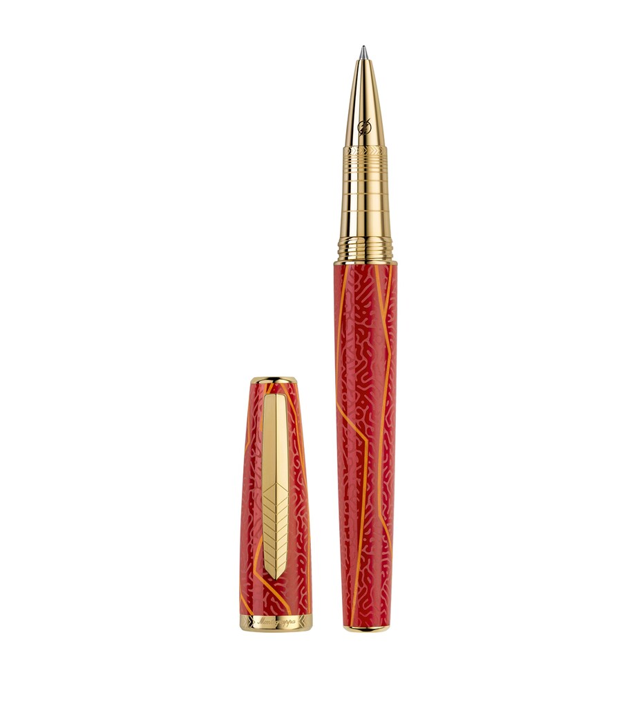 The Flash Rollerball Pen RED&GOLD Image 2