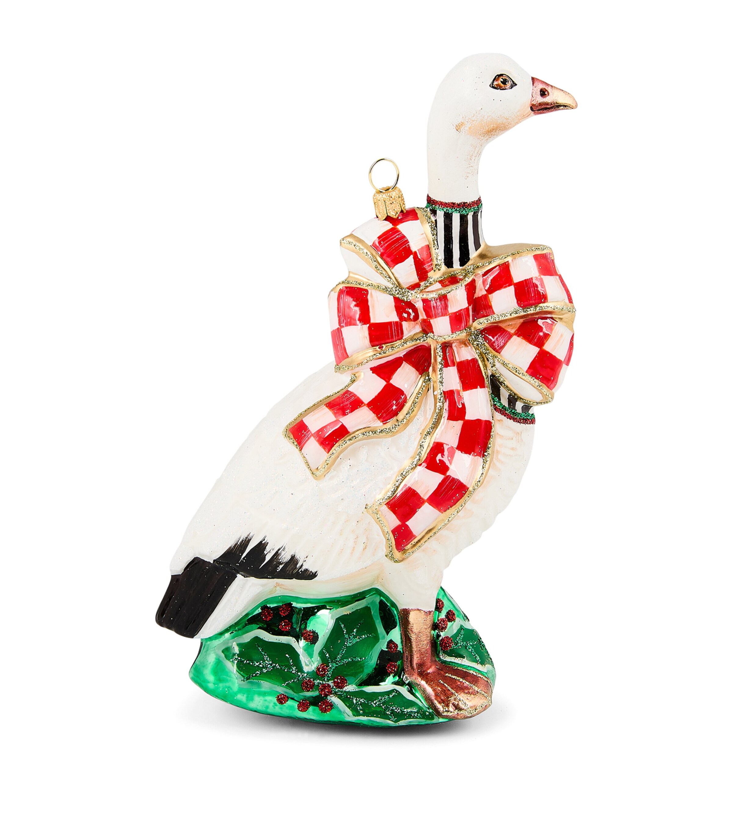 Goose Tree MacKenzie-Childs Check Goose Tree Decoration | Harrods US