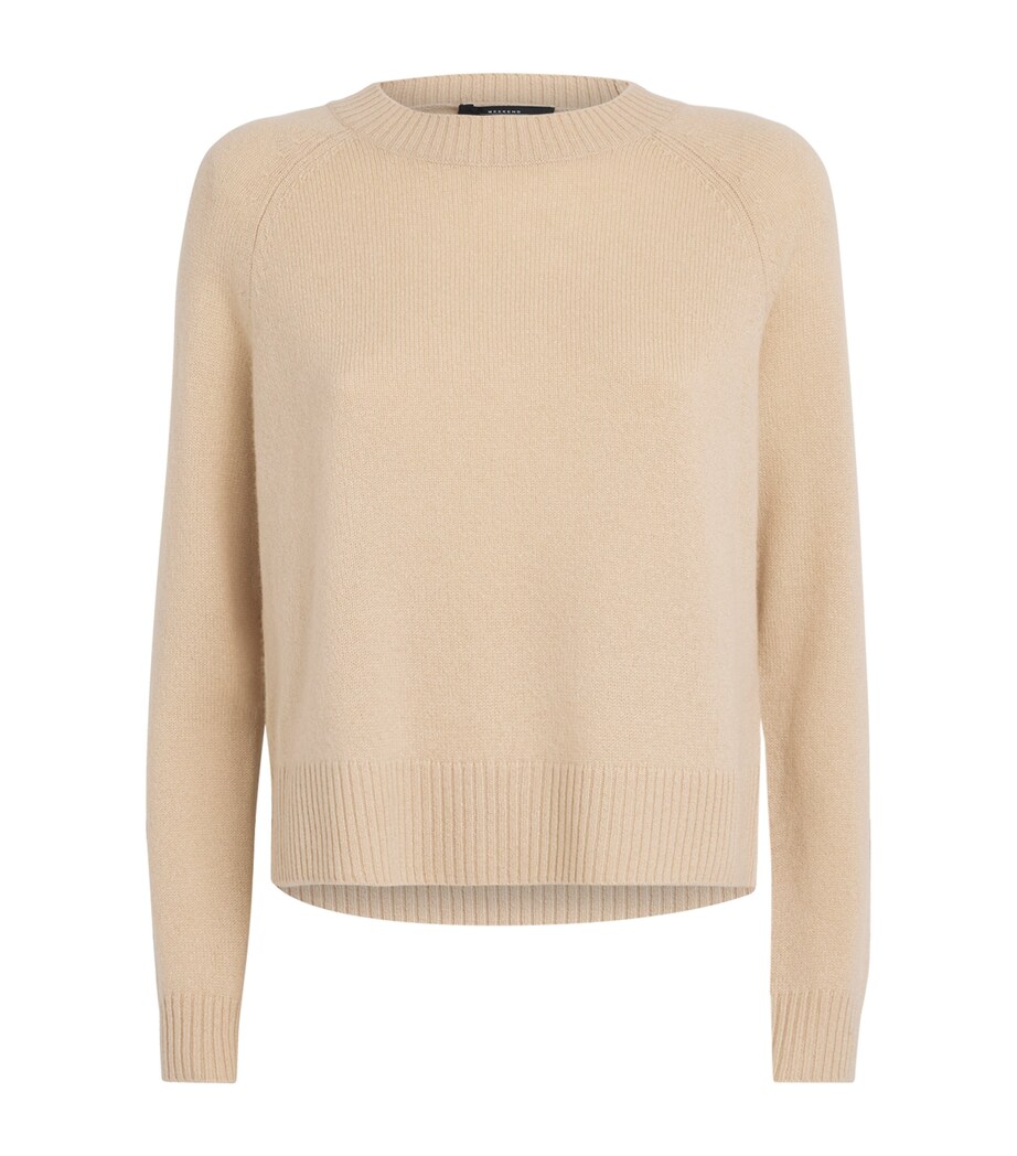 Weekend Max Mara Womens Cashmere Sweater Sand Image 1