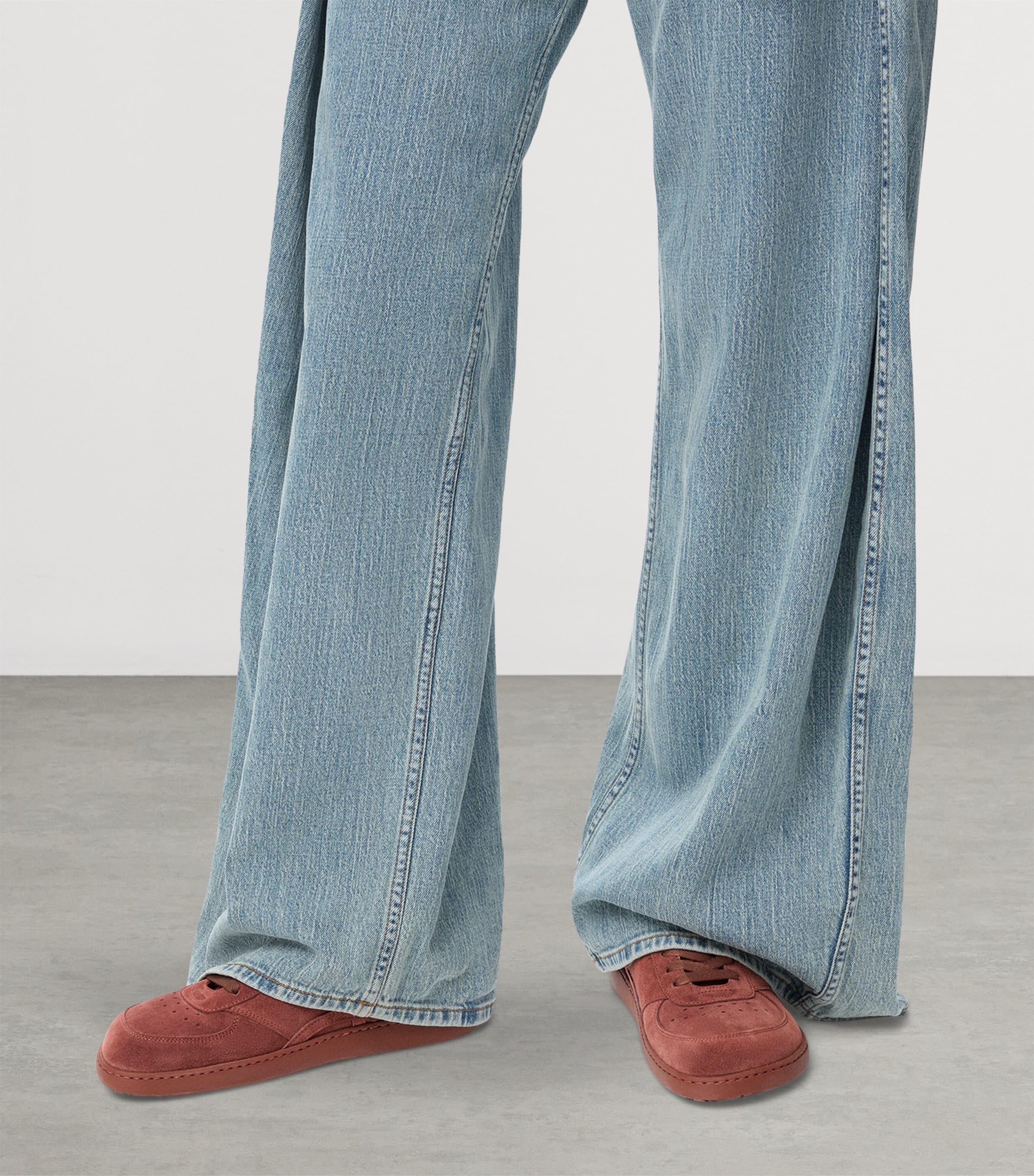 Leather Jambo Sneakers BURNT RED Image 2