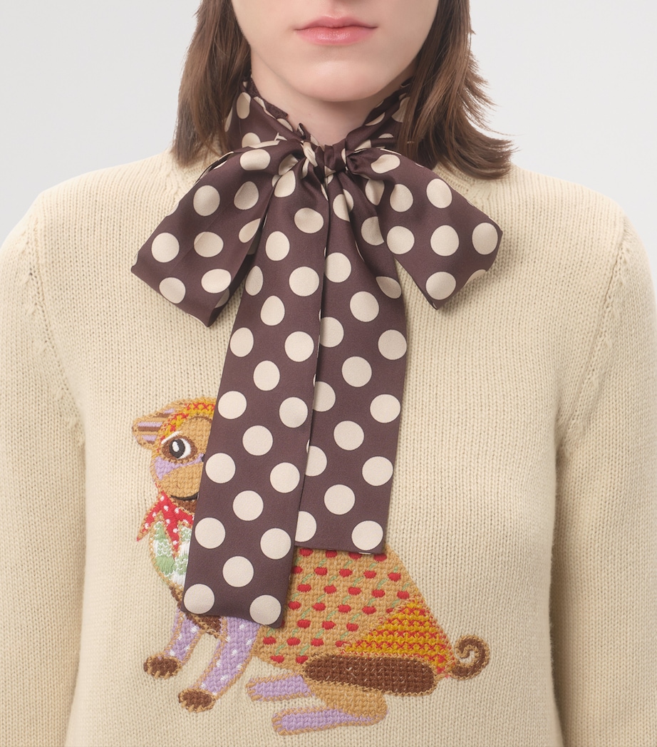 Virgin Wool Embroidered Sweater R0R Image 6