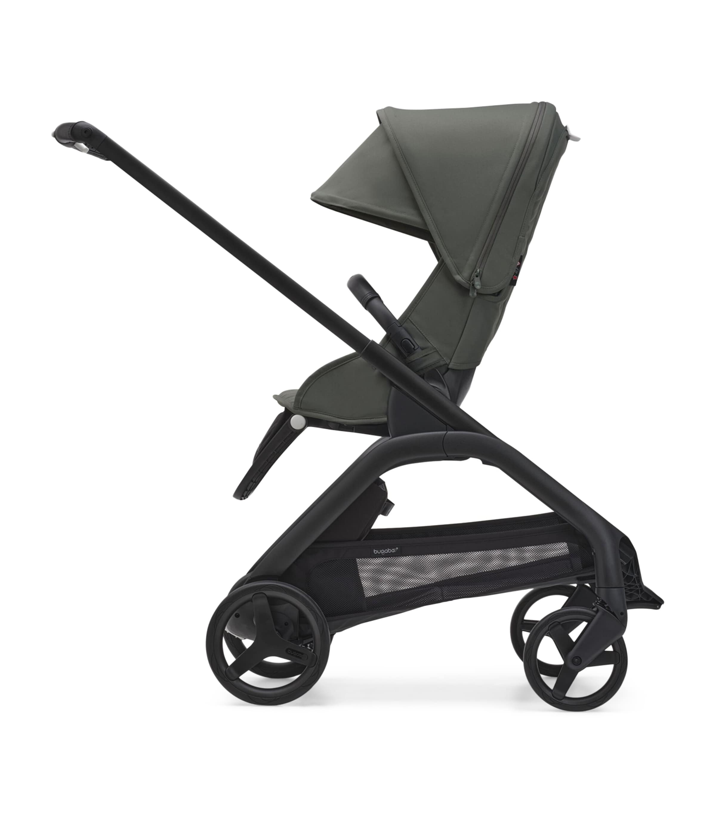Bugaboo Dragonfly Complete Stroller Black/forest Green Image 4