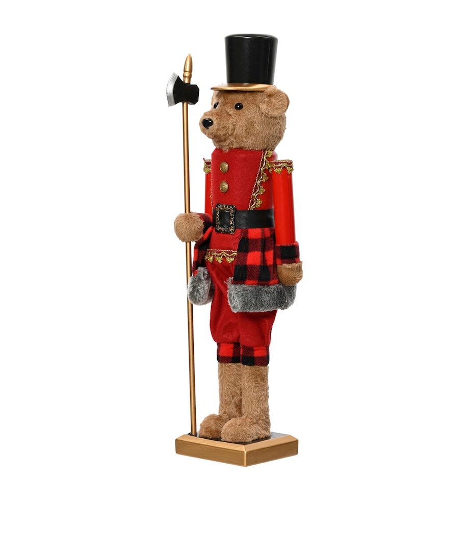 Harrods Nutcracker Bear Ornament Red/colour(s) Image 1