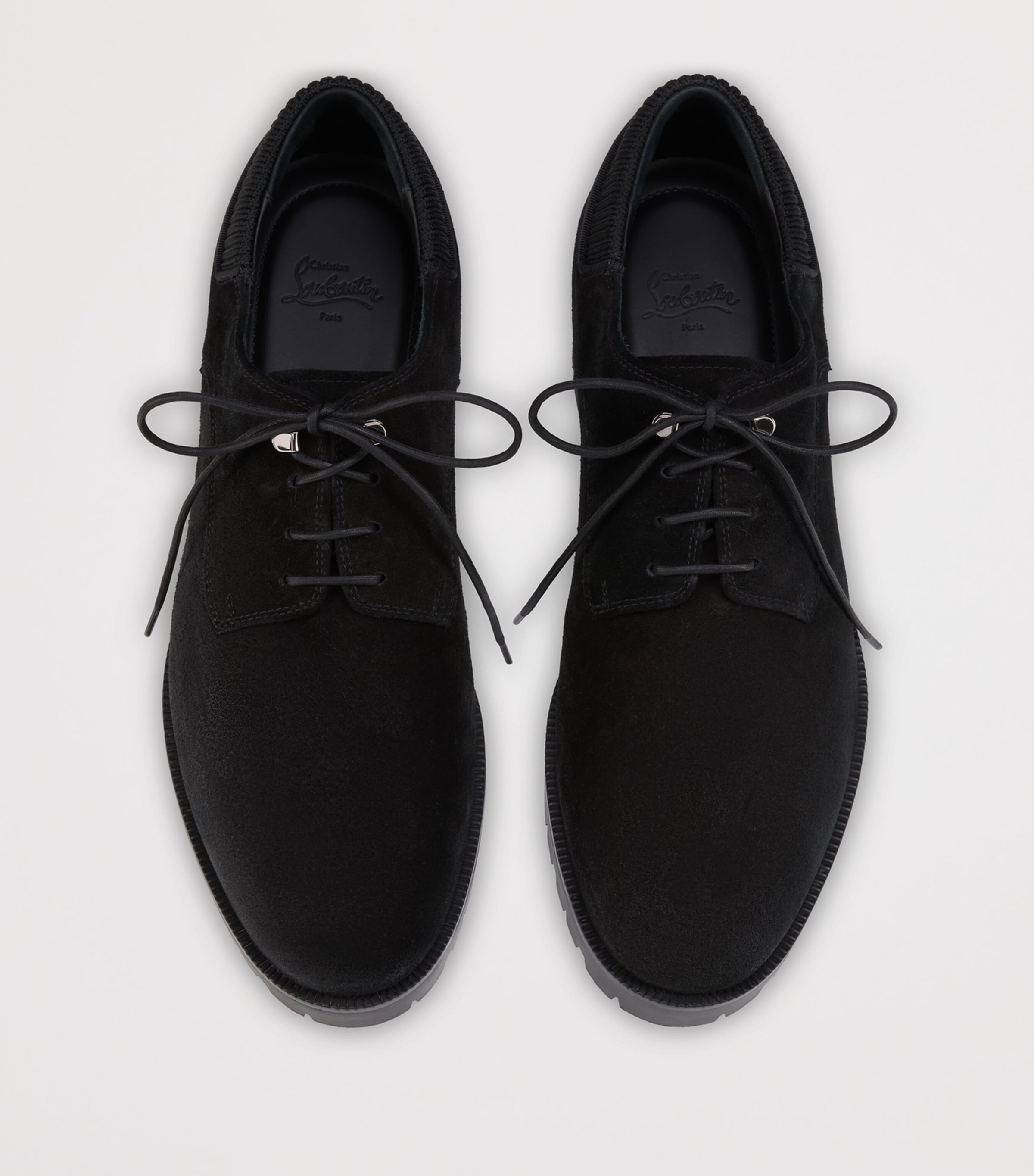 Christian Louboutin Cavafield Suede Derby Shoes Image 3