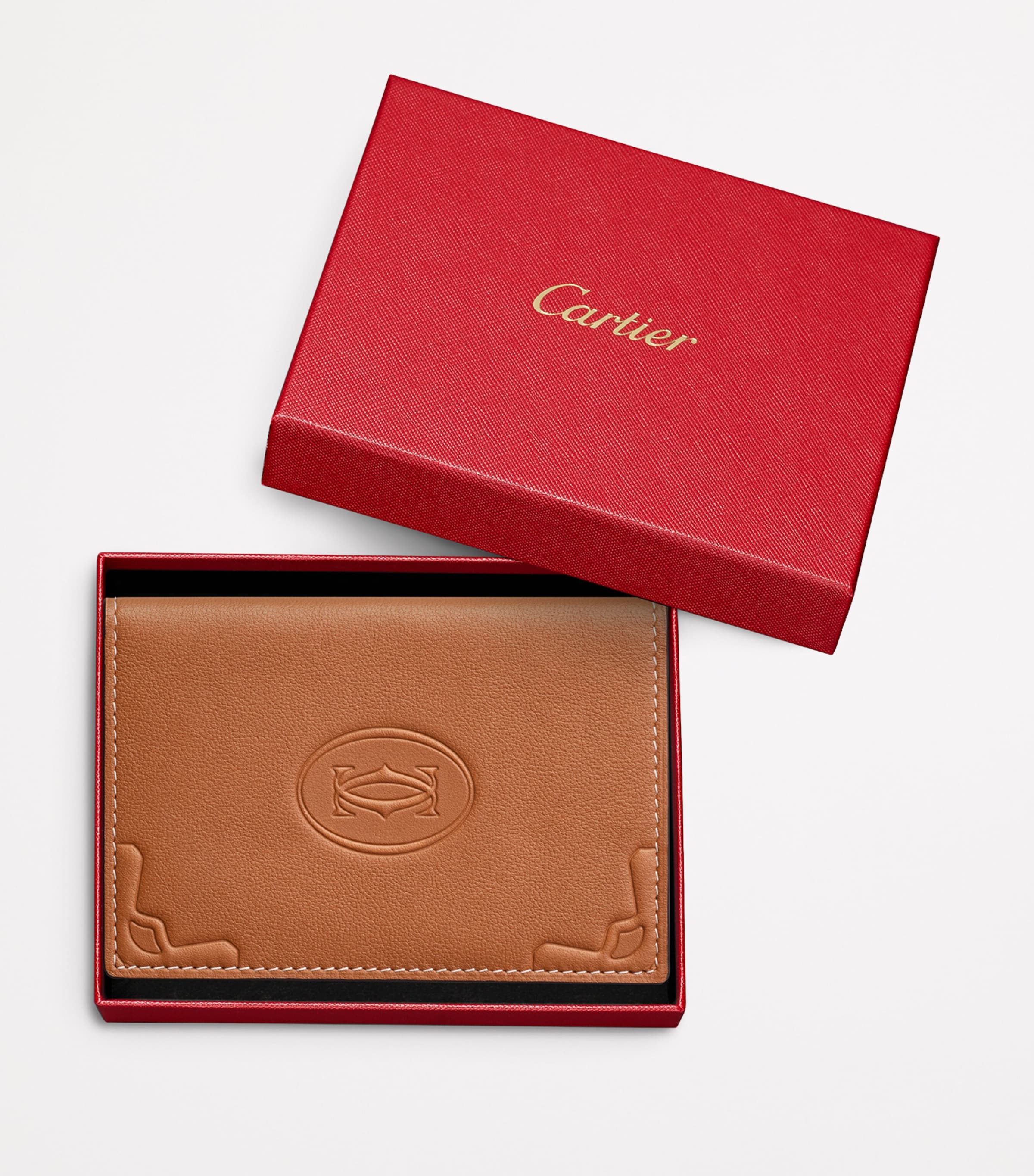 Must de Cartier Card Holder CARAMEL Image 3