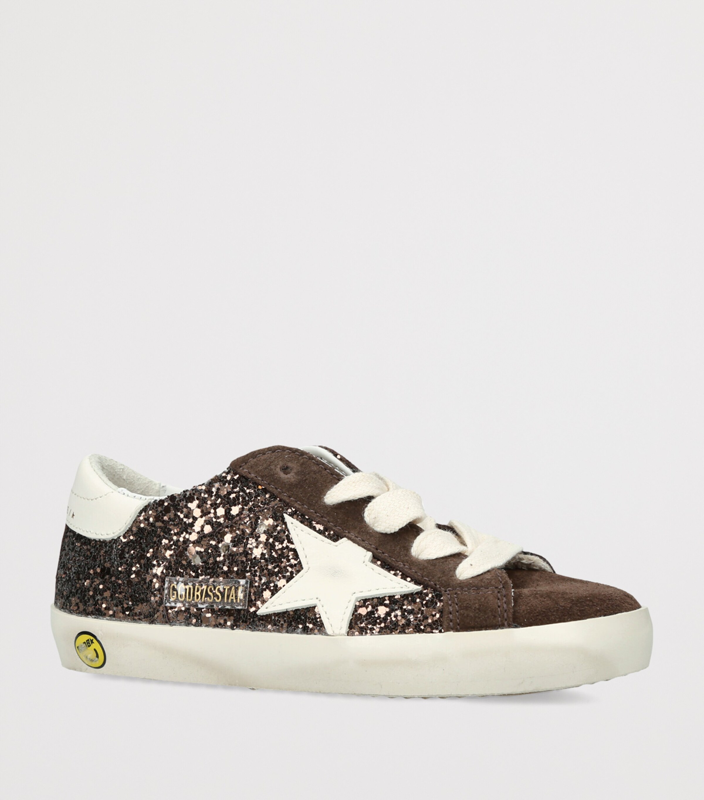 Golden Goose Glitter Super-Star Sneakers Dark Brown Image 2