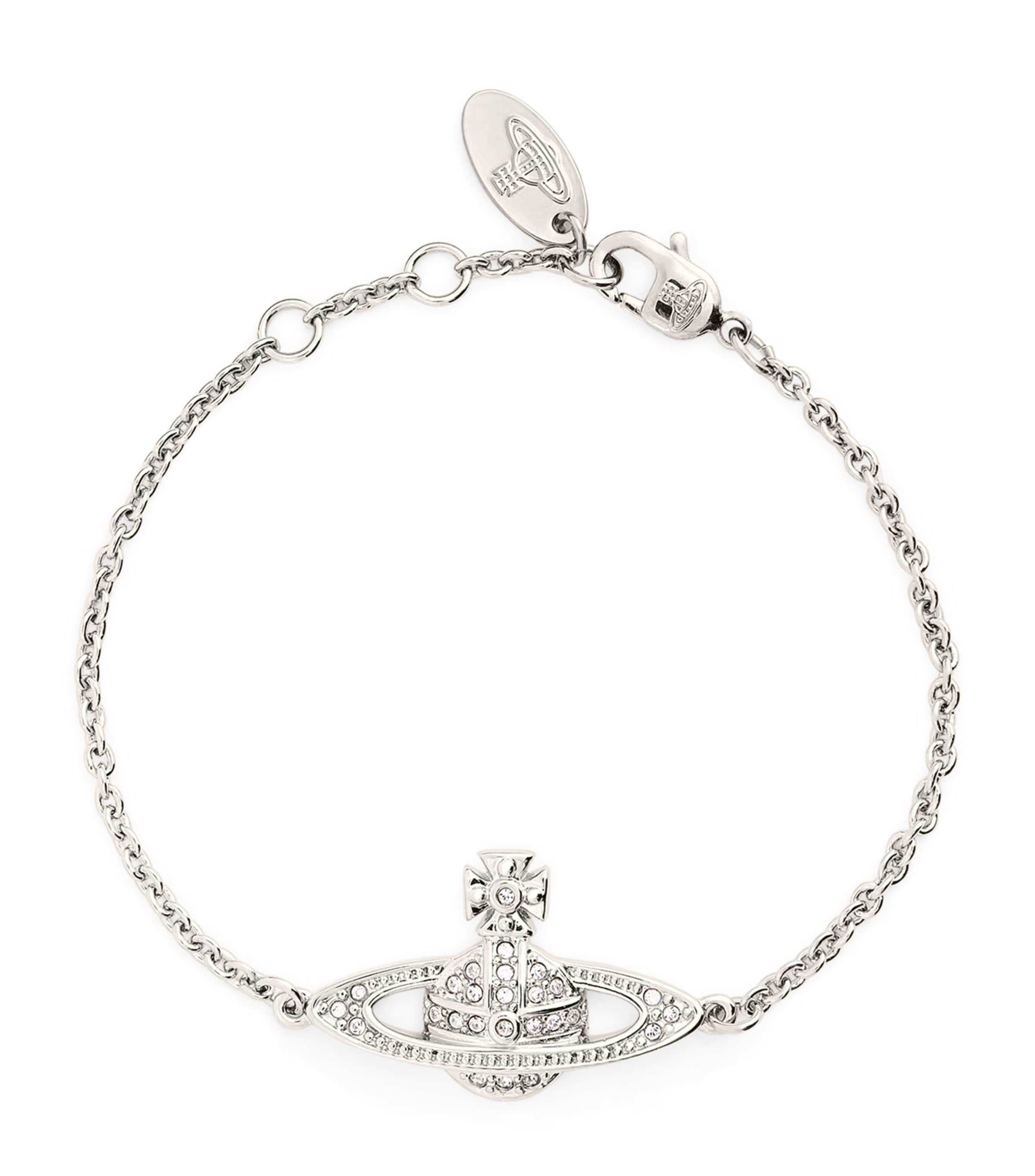 Vivienne Westwood Bas Relief Chain Bracelet Silver