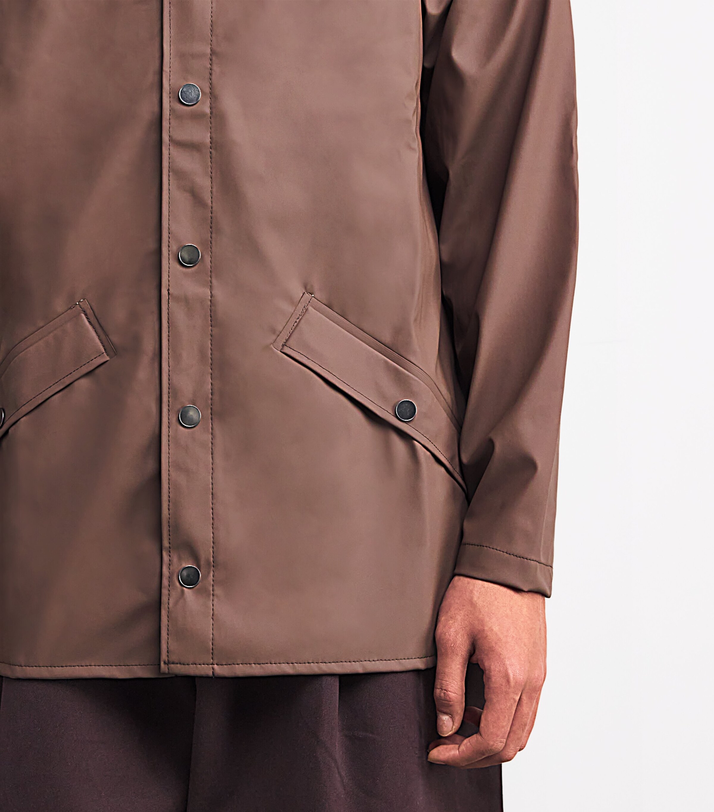 Rains Mens Waterproof Fishtail Parka Shade Image 6