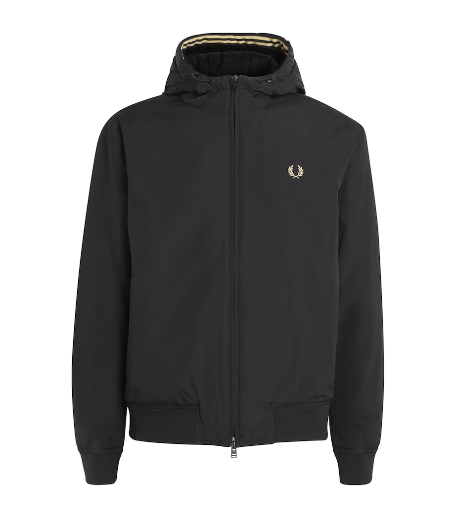 Hooded Brentham Jacket 102 BLACK Image 1