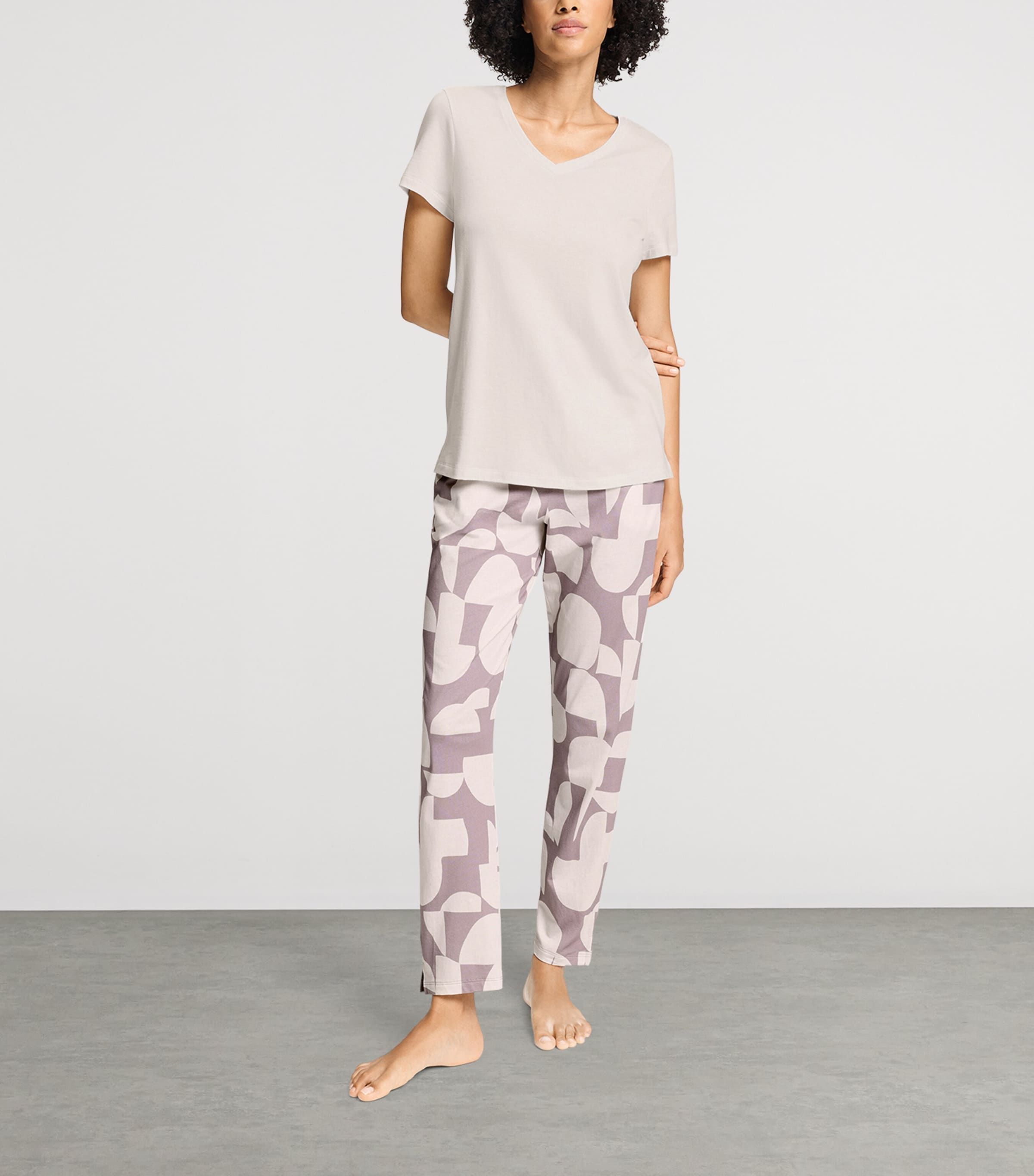 Hanro Womens Sleep & Lounge T-Shirt Moonlight Image 2