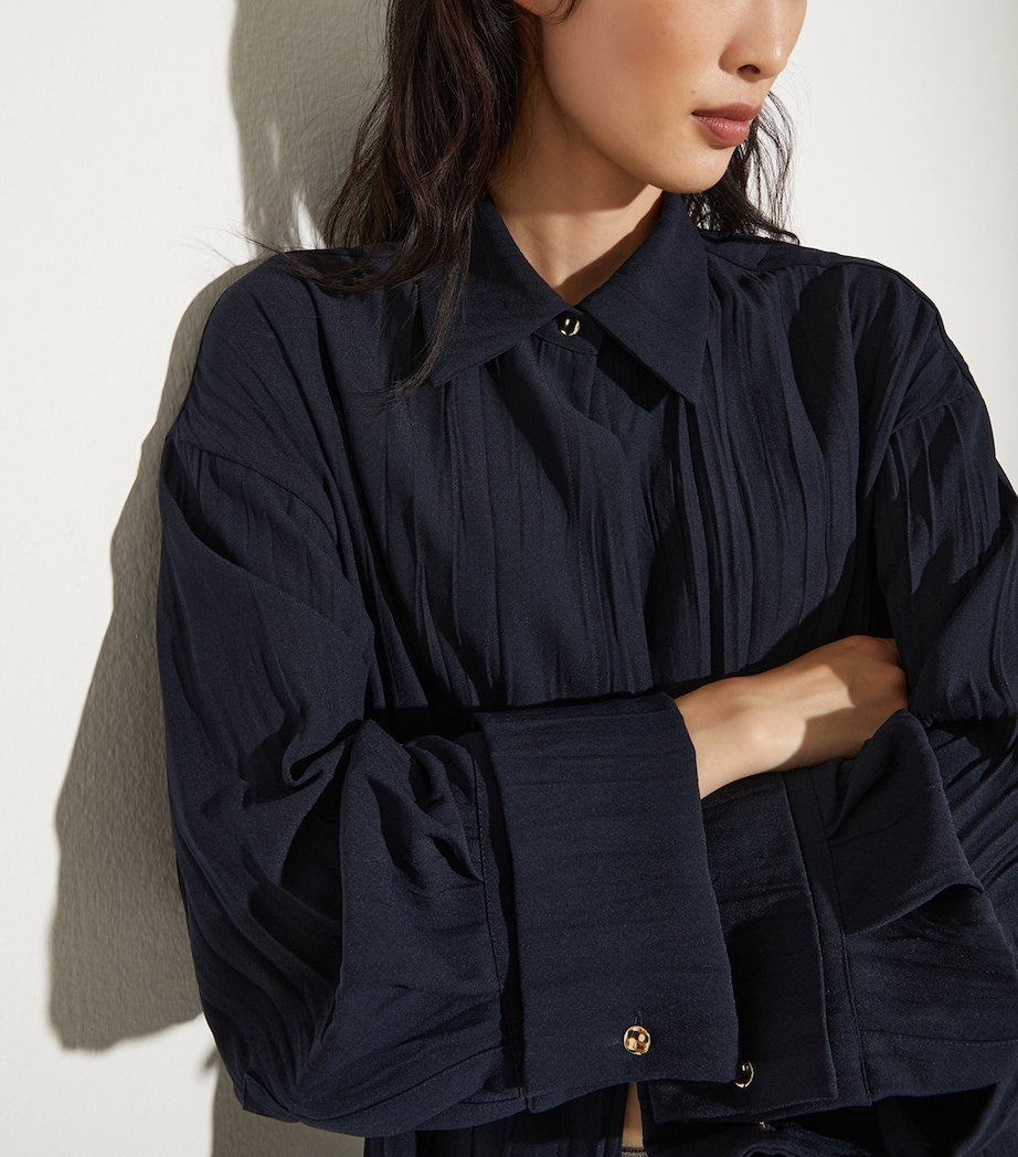 Pleated Shacket MIDNIGHTBLUE Image 6