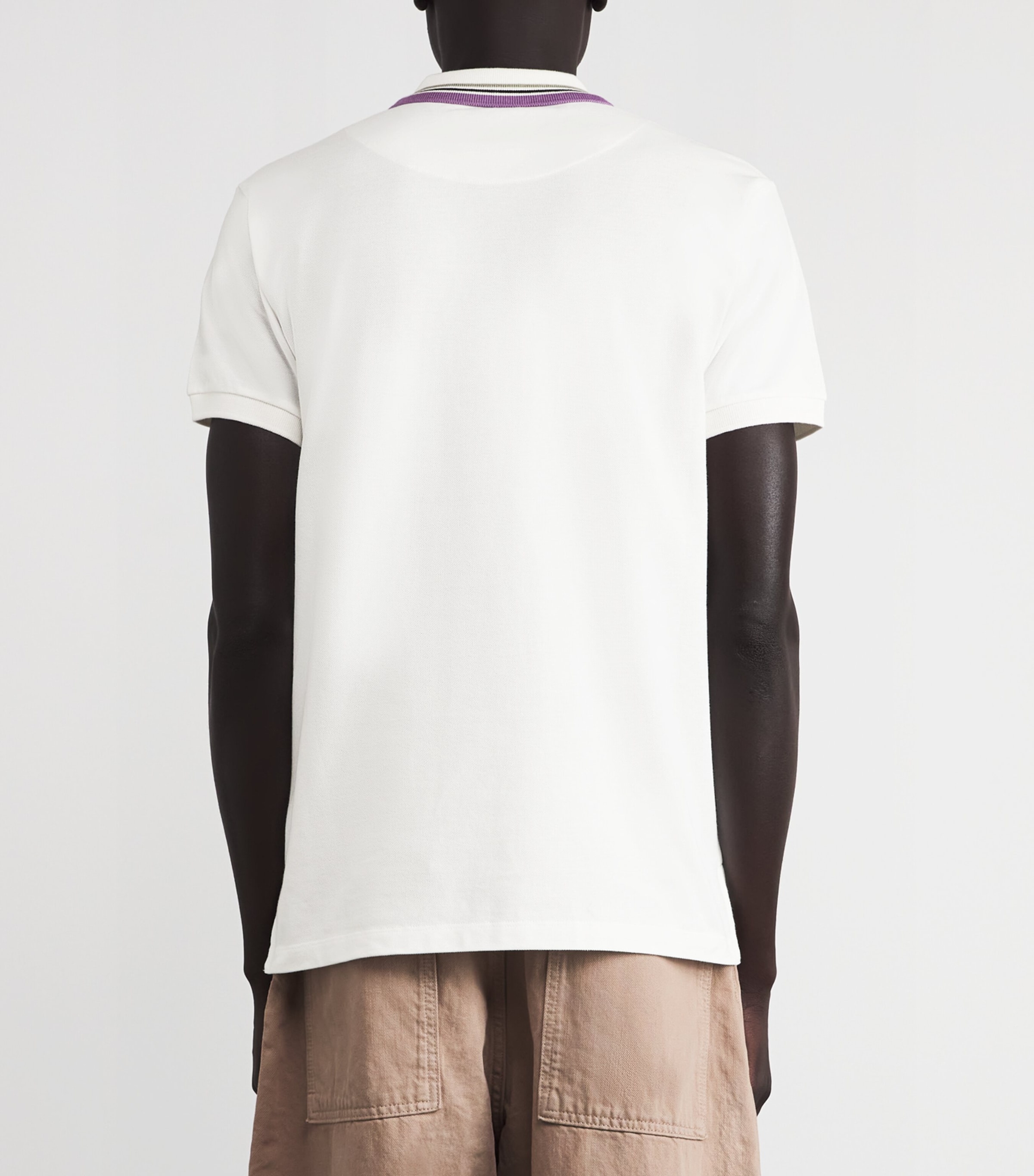 Cotton Orb Polo Shirt A401 WHITE Image 4