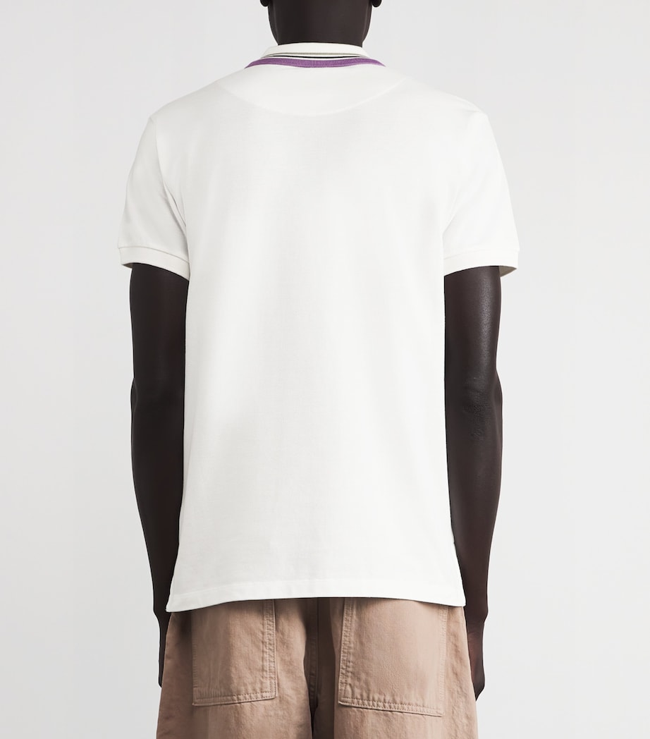 Cotton Orb Polo Shirt A401 WHITE Image 4