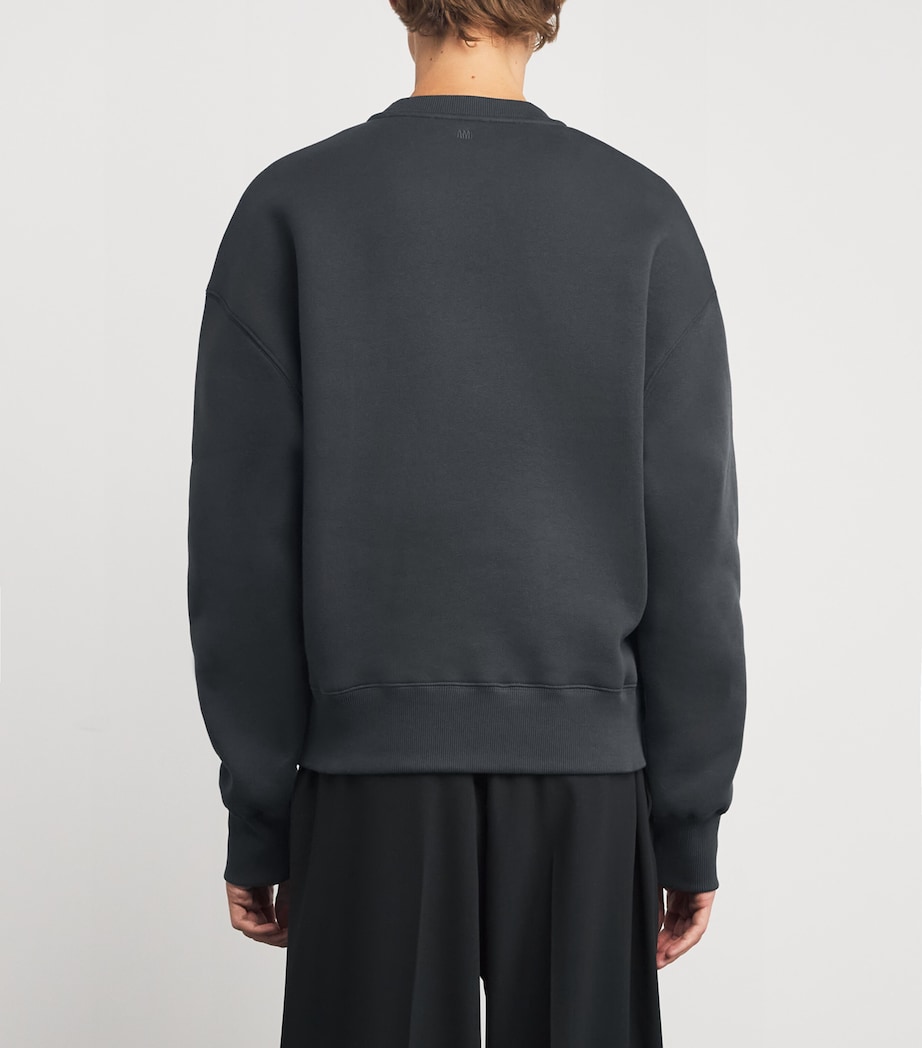 Cotton Ami de Coeur Sweatshirt 020 - ANTHRACITE Image 4