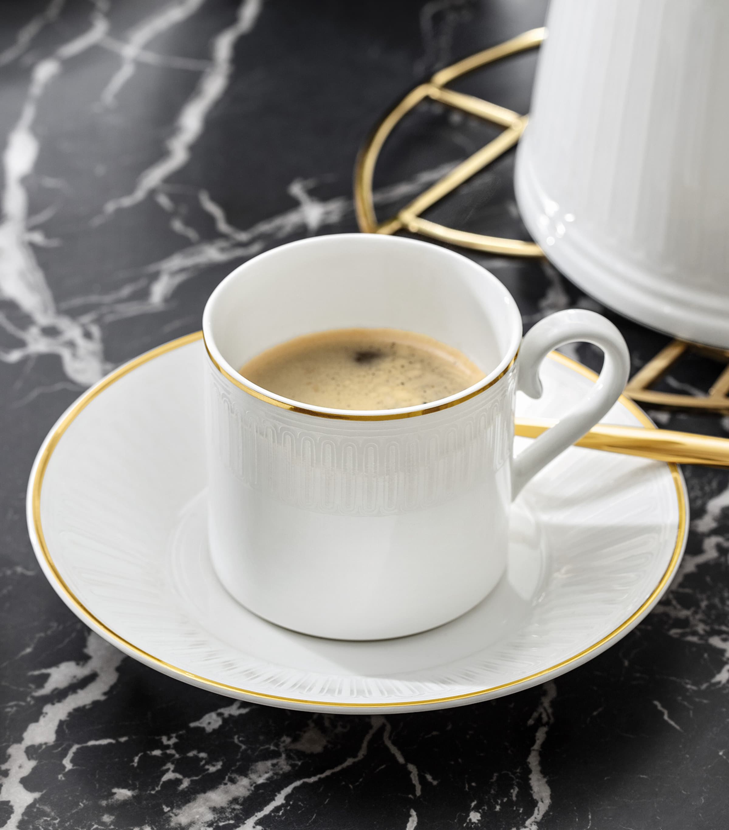 Villeroy & Boch Bone Porcelain Château Septfontaines Coffee Cup White Image 2