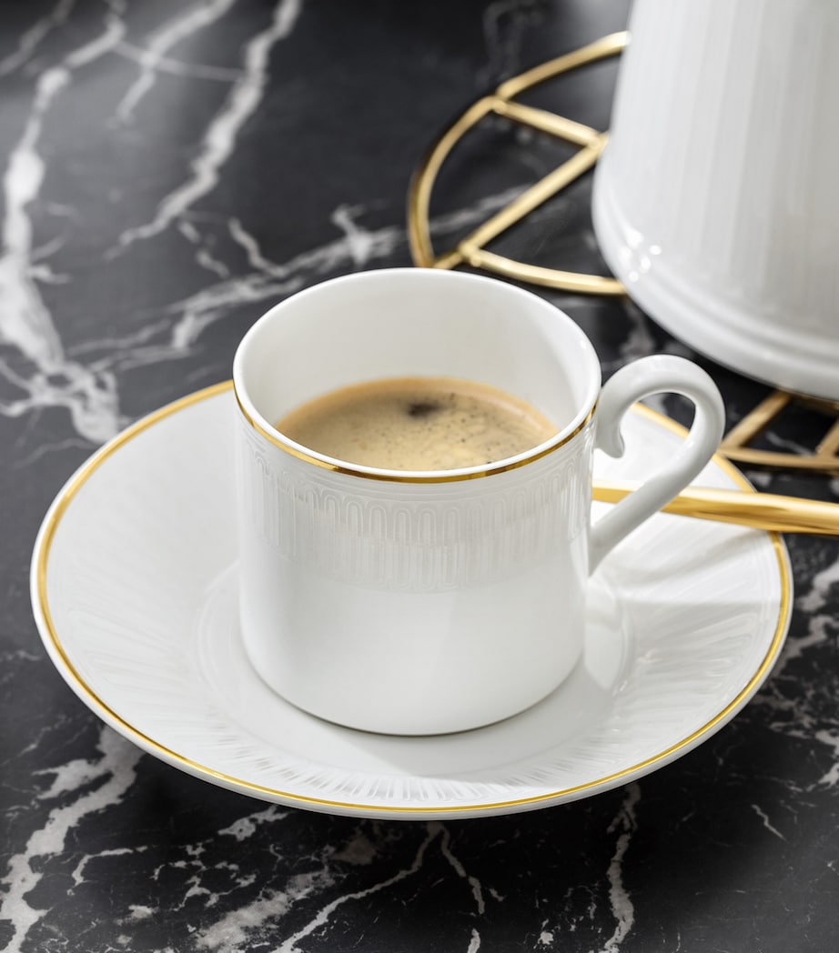 Bone Porcelain Château Septfontaines Coffee Cup WHITE Image 2