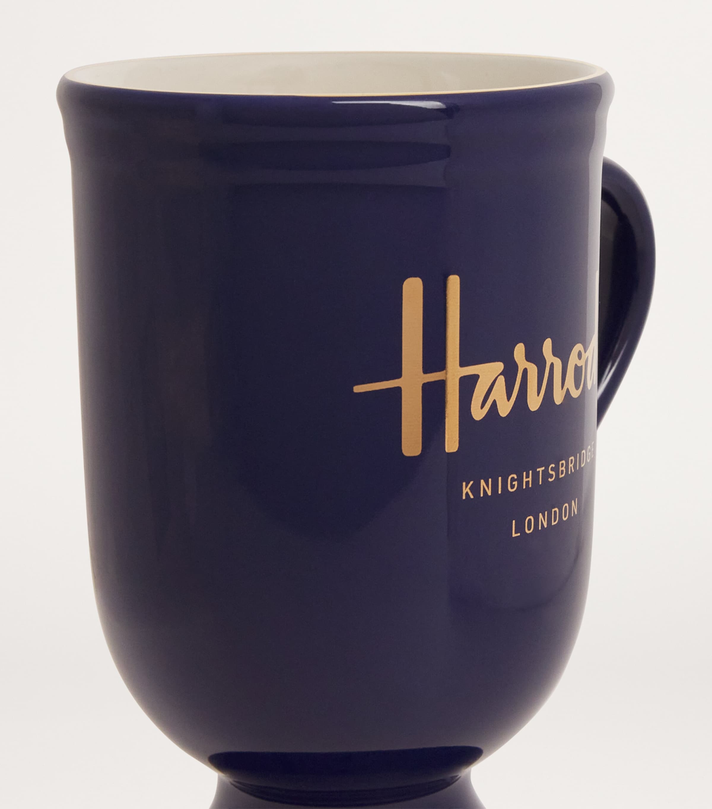 Harrods Pedestal Mug Navy Image 2