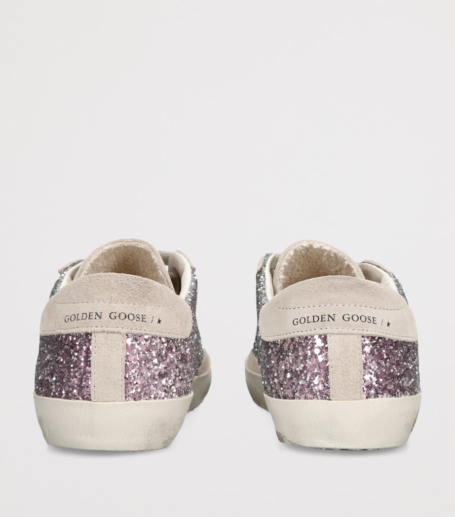 Leather Old School Sneakers SILVER COM Image 2