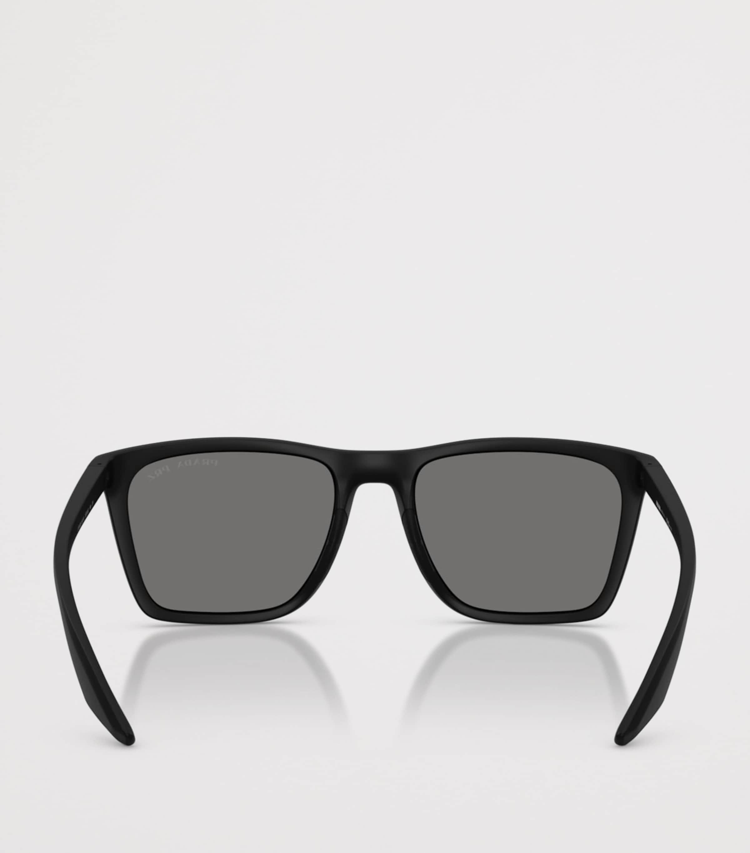 Prada Linea Rossa Injected PR B08S Square Sunglasses Black Image 4