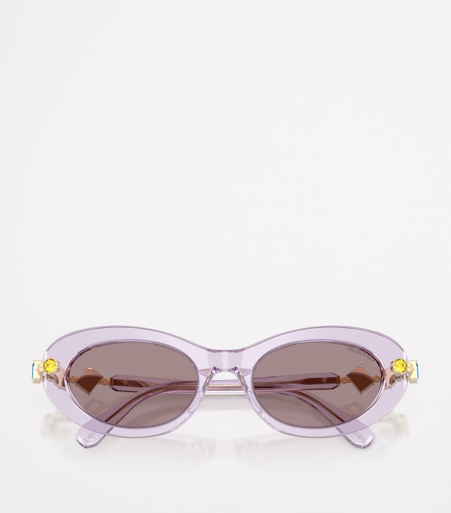 Swarovski Acetate Oval SK6042 Sunglasses Image 5