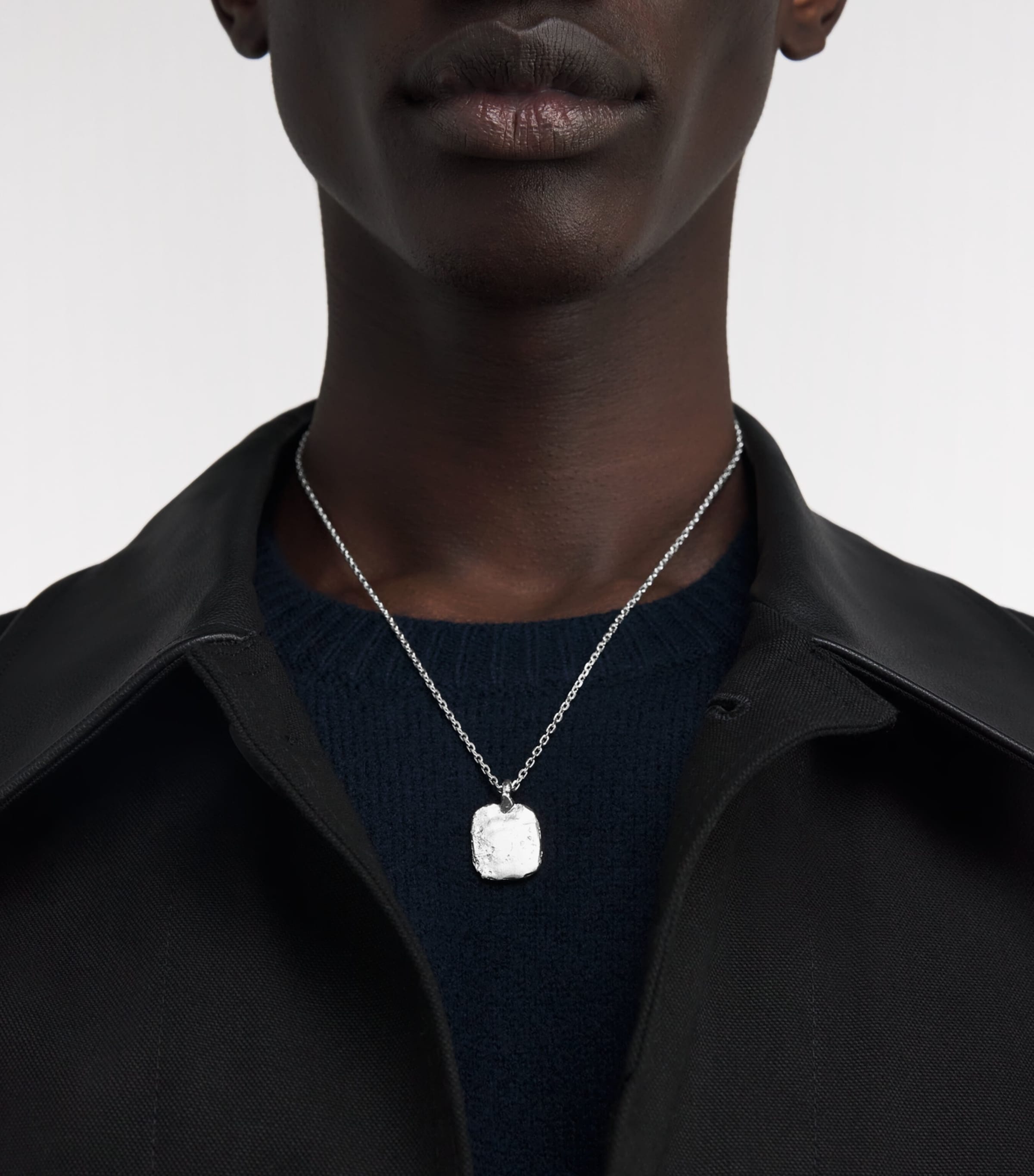 Sterling Silver Hallmark Necklace SILVER Image 2