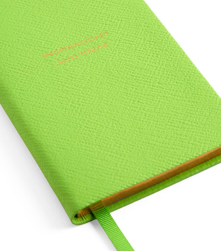 Panama Leather Inspirations and Ideas Notebook APPLE GREEN Image 2