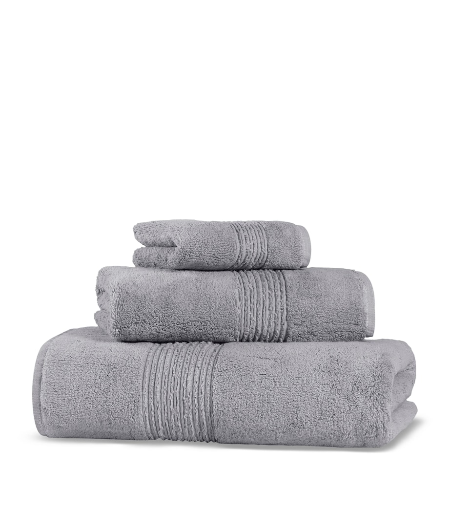 Organic Cotton Galata Guest Towel (30cm x 40cm) DARK FROST Image 2