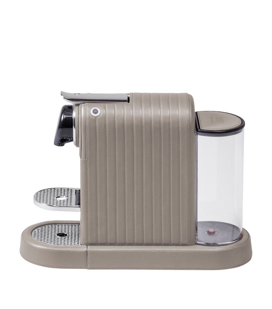 Giobagnara x Nespresso Leather Citiz Lines Coffee Machine Golf Stone Image 2