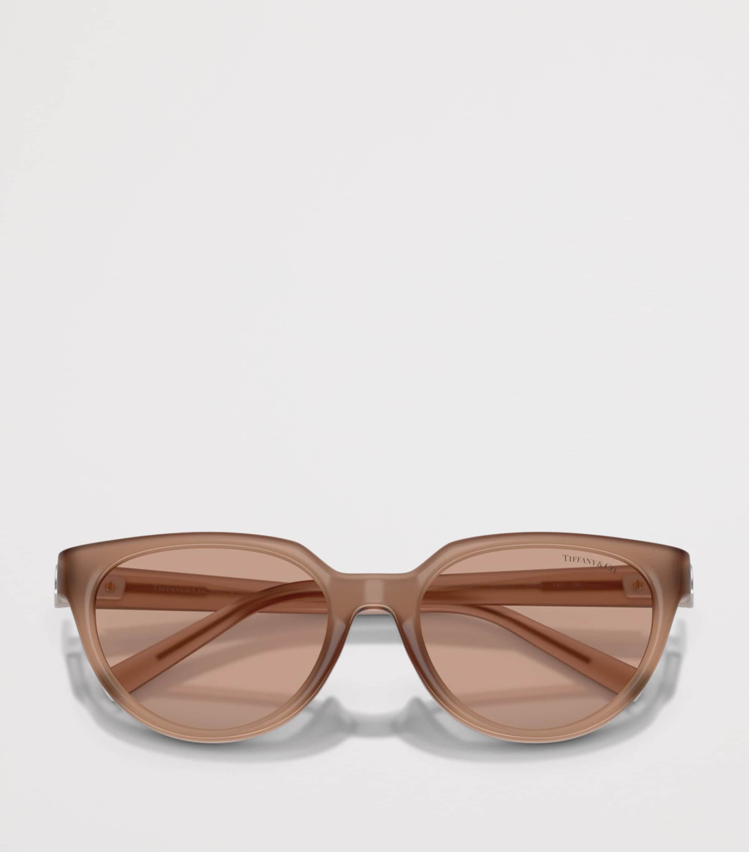 Tiffany & Co. TF4256D Cat Eye Sunglasses Brown Image 5