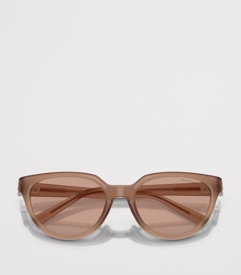 Tiffany & Co. TF4256D Cat Eye Sunglasses Brown Image 5