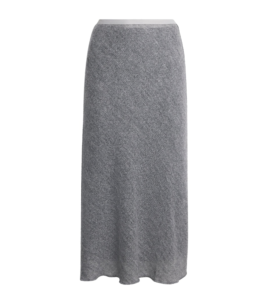 Jersey Midi Skirt MEDIUM GREY Image 1