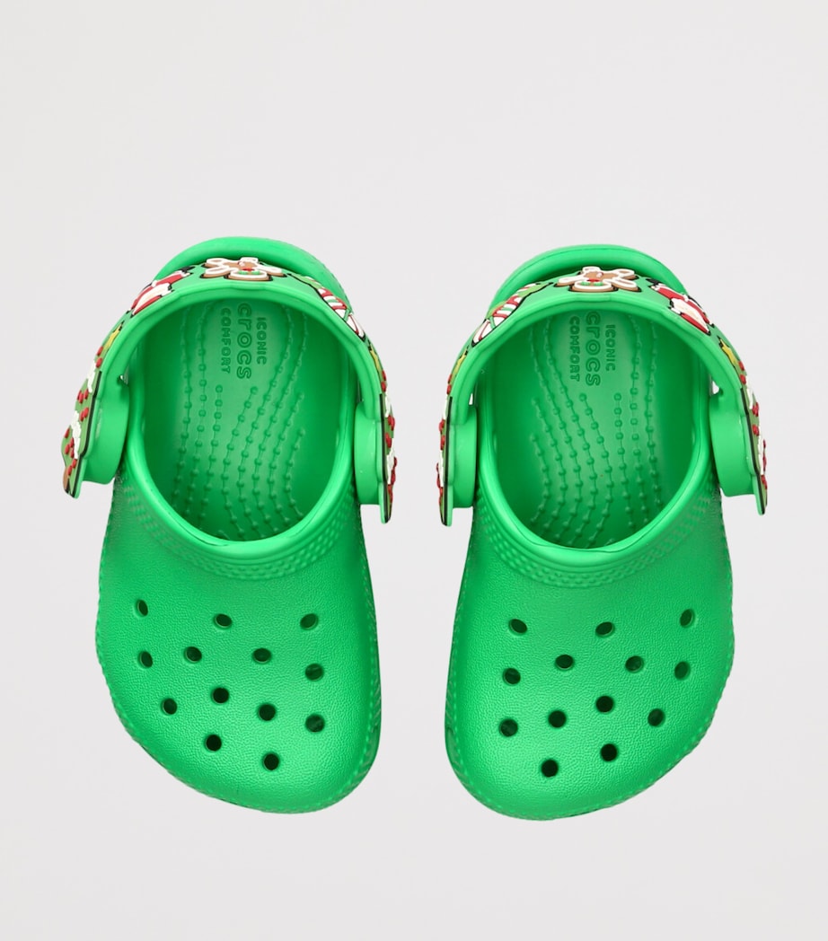 Holiday Icons Lights Clogs GREEN Image 4